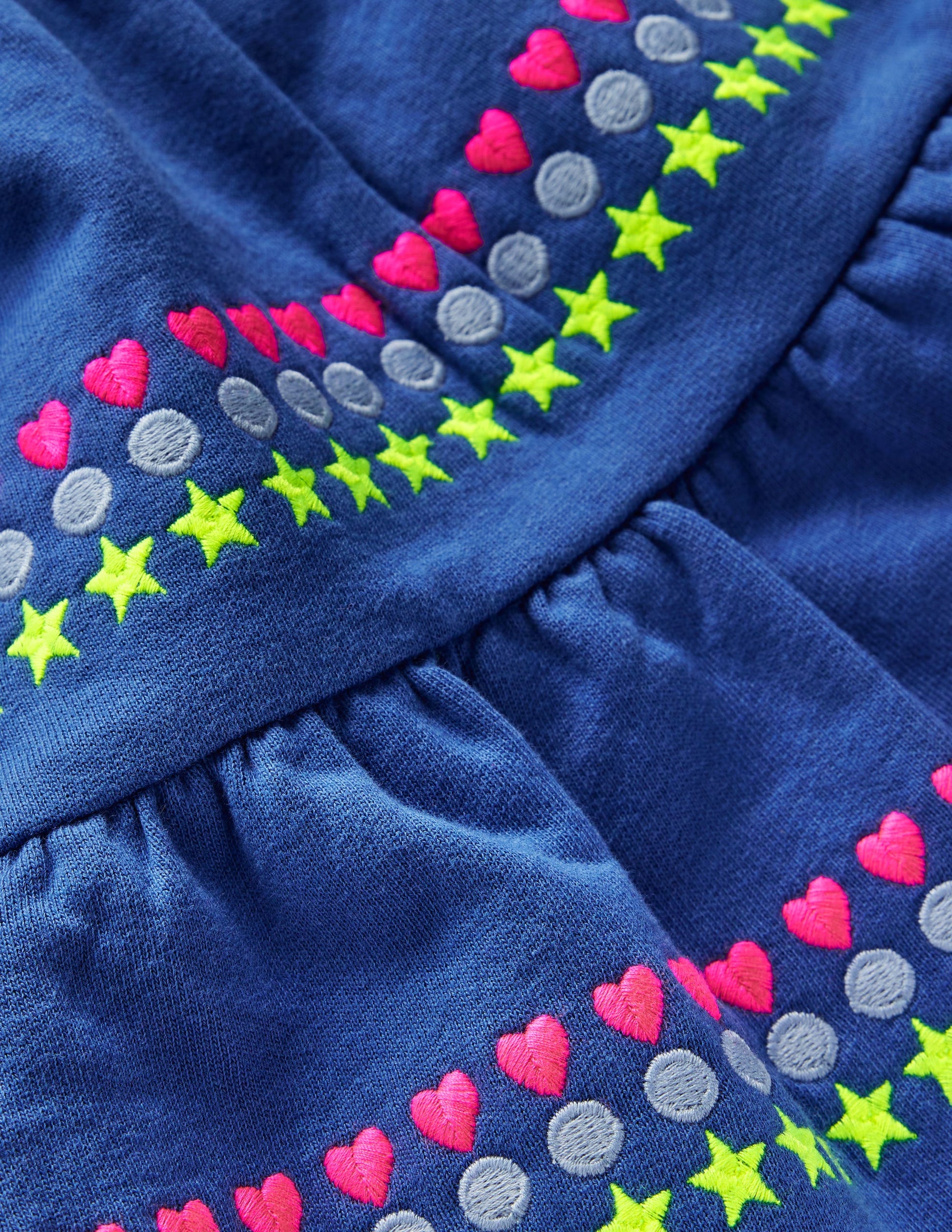 Rob-sweat taille basse-Broderie geai bleu-5