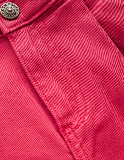 Jean à plis-Rose Framboise-5