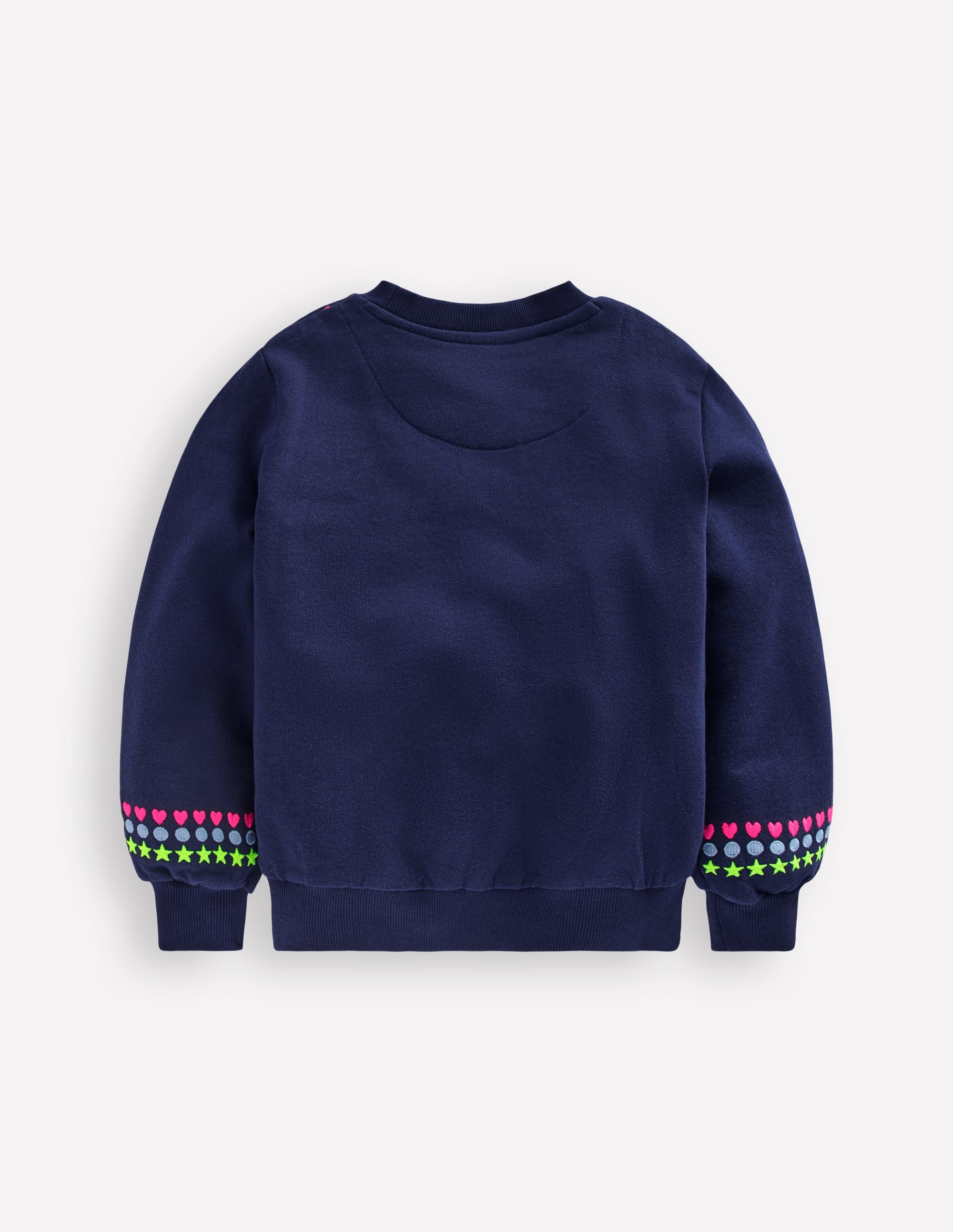 Besticktes Sweatshirt-Schuluniform-Marineblau Stickerei - Image 2