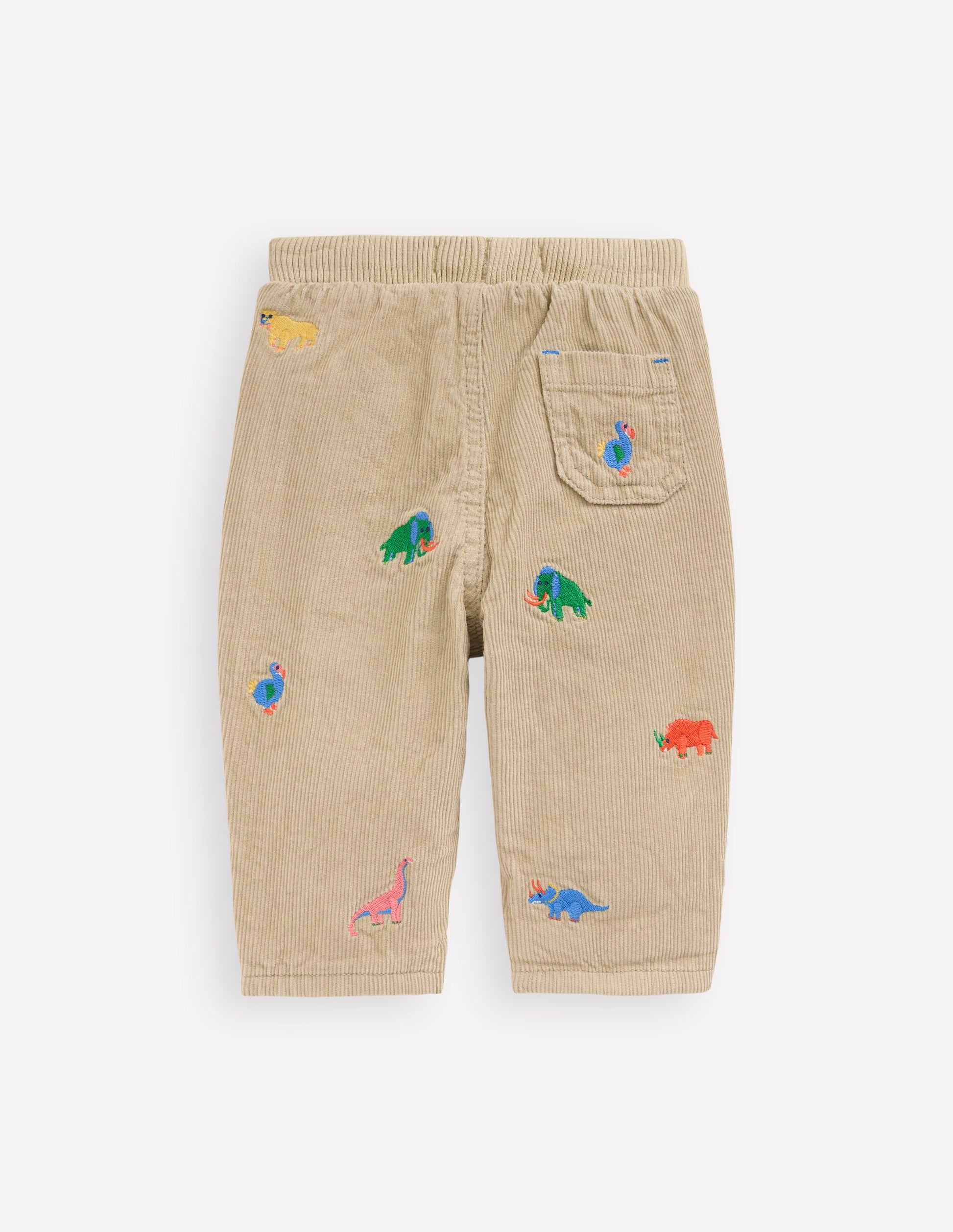 Kuschelige, gefütterte Hose-Prähistorische Stickerei-2