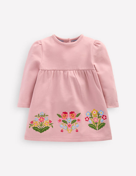 Robe-sweat-Rose vintage