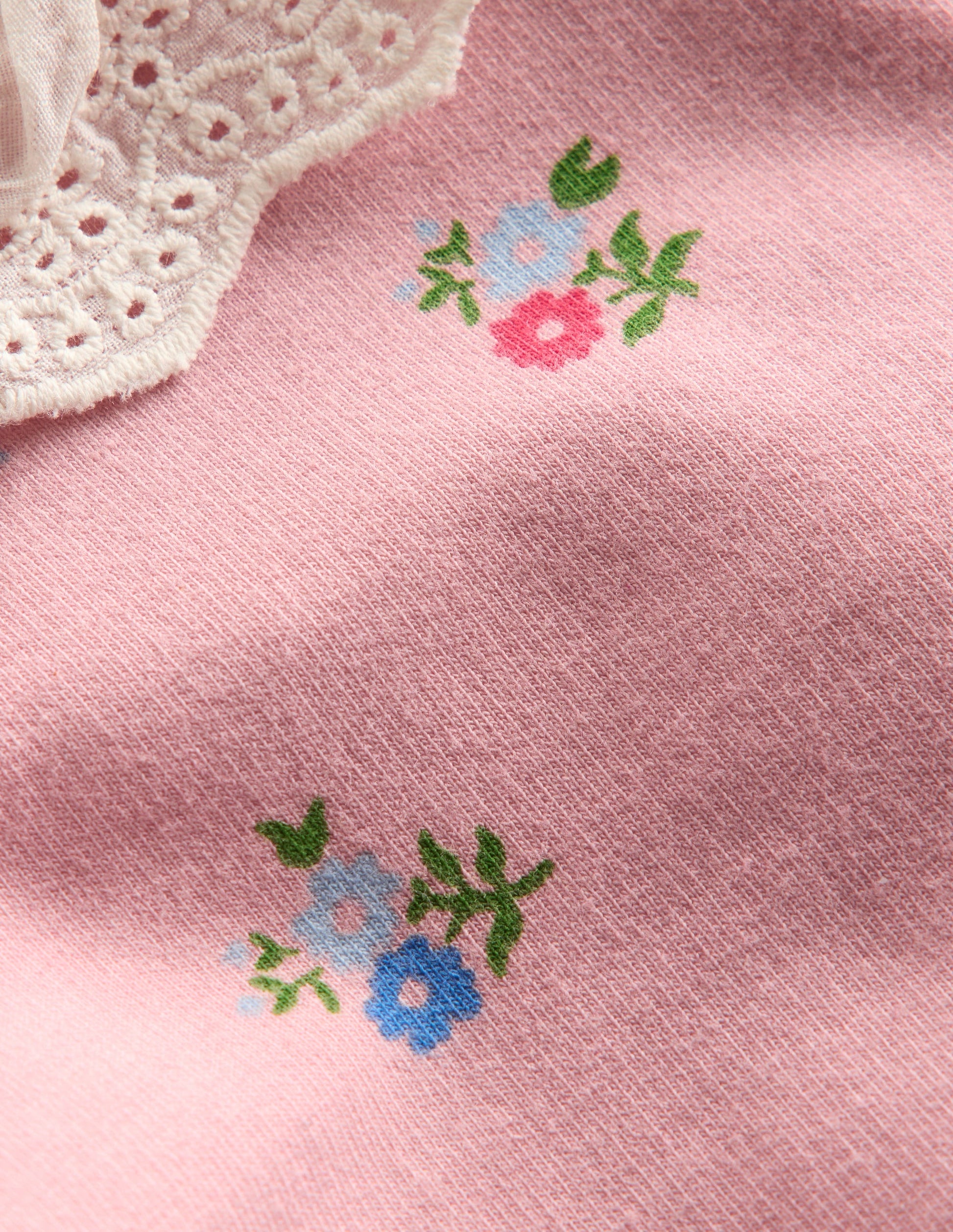 Sweatshirt-Spielset-Pink Geblümt-3
