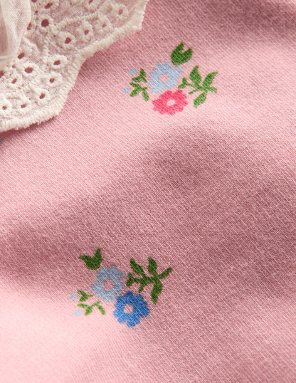 Sweatshirt-Spielset-Pink Geblümt-3