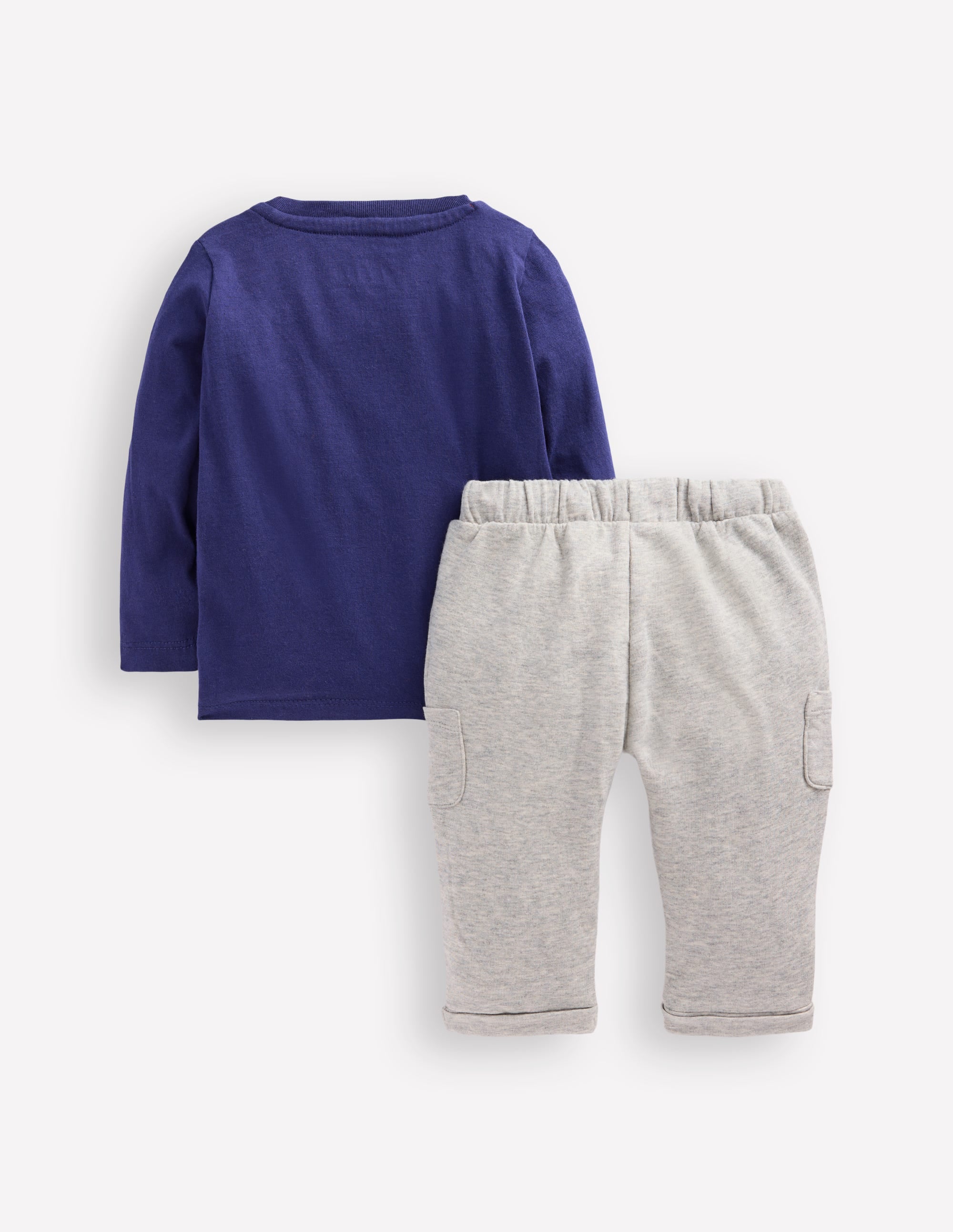 Ensemble en jersey à appliqué-Véhicules bleu - Image 2