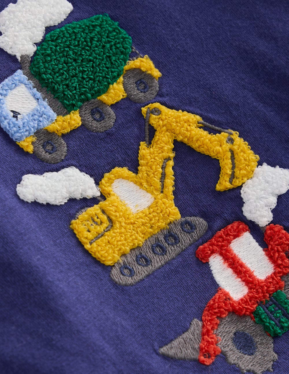 Ensemble en jersey à appliqué-Véhicules bleu - Image 3