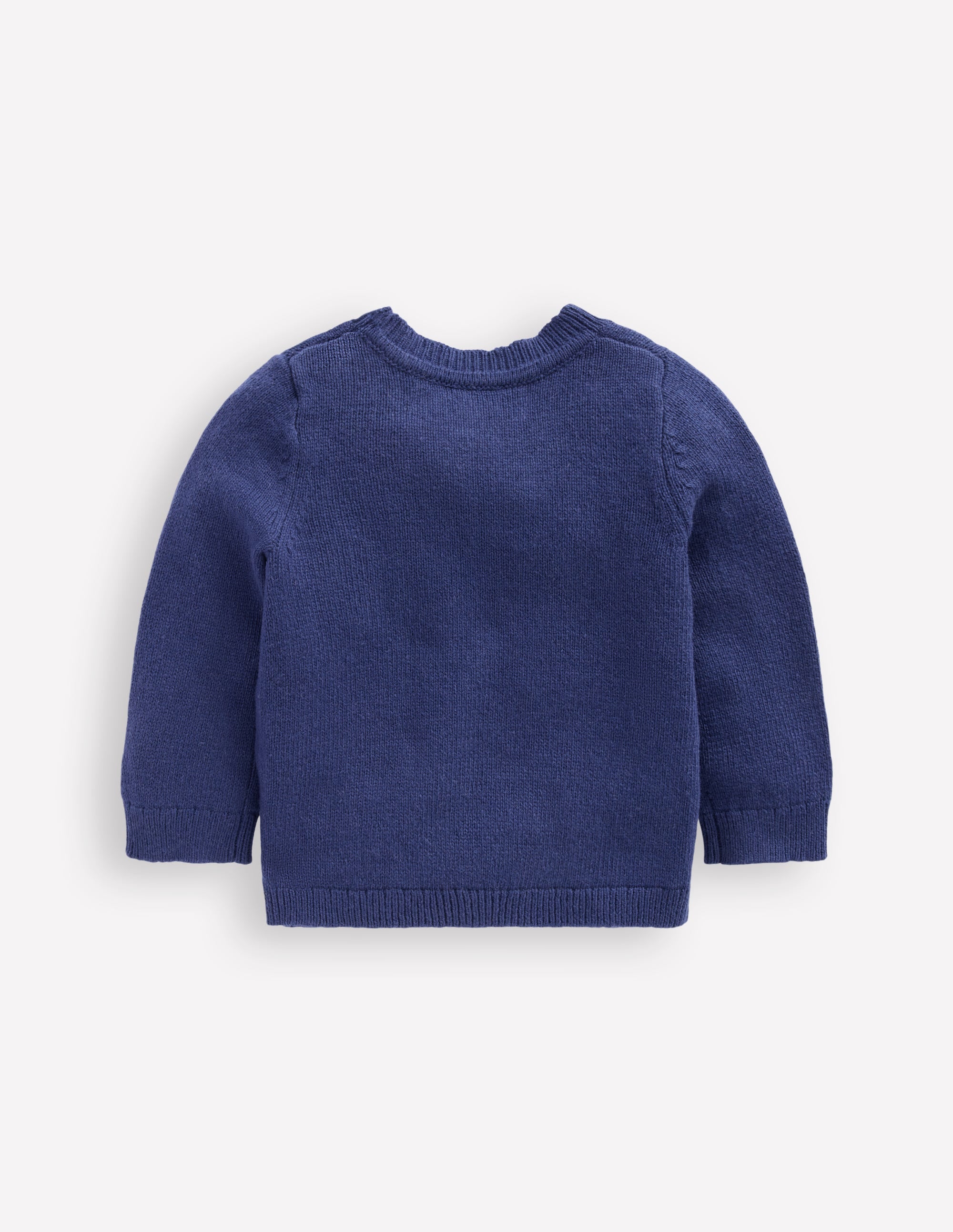 Origineller Pullover mit Logo-Schuluniform-Marineblau Hunde - Image 2