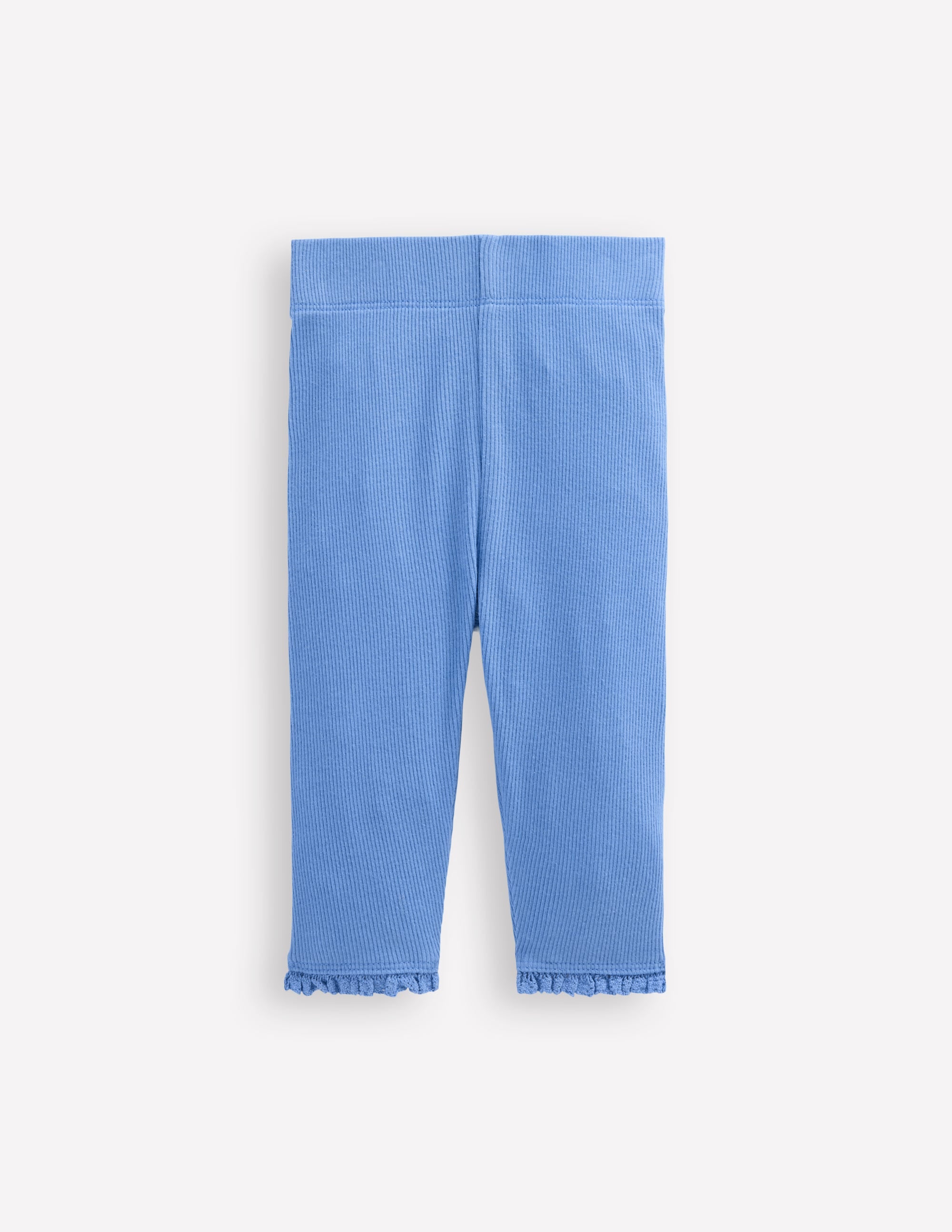 Legging côtelé-Bleu Myosotis - Image 1