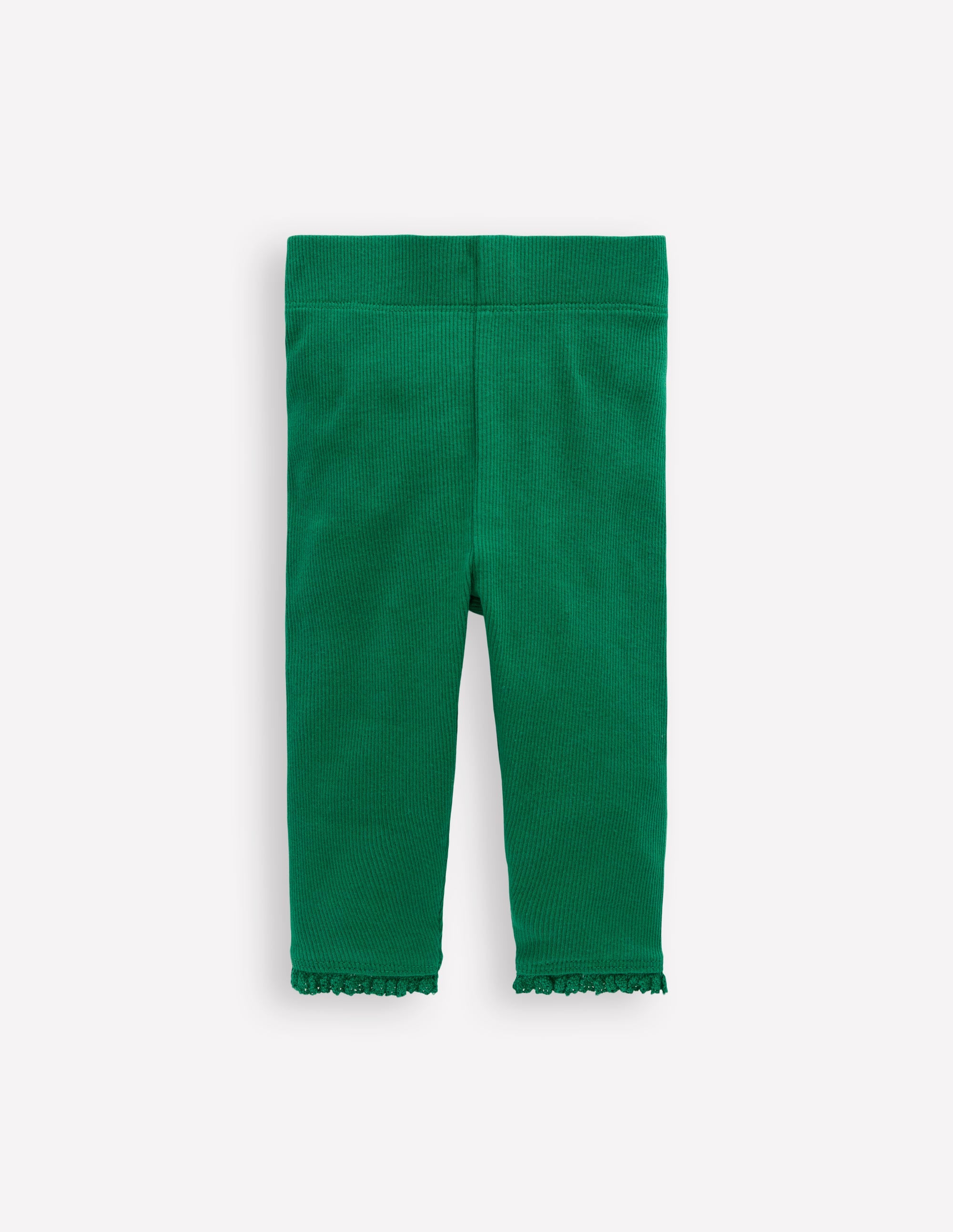 Gerippte Leggings-Juwelgrün - Image 1