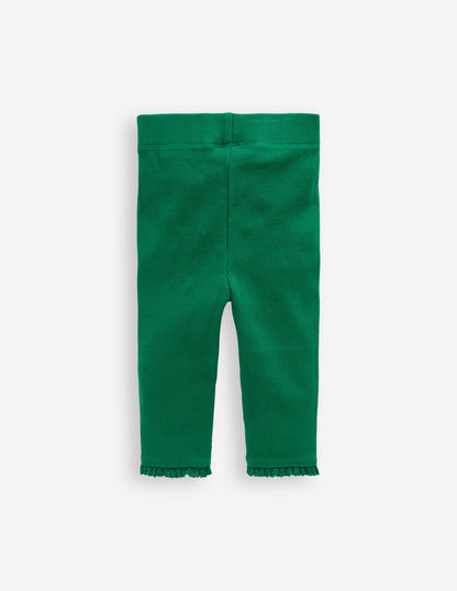 Gerippte Leggings-Juwelgrün-2