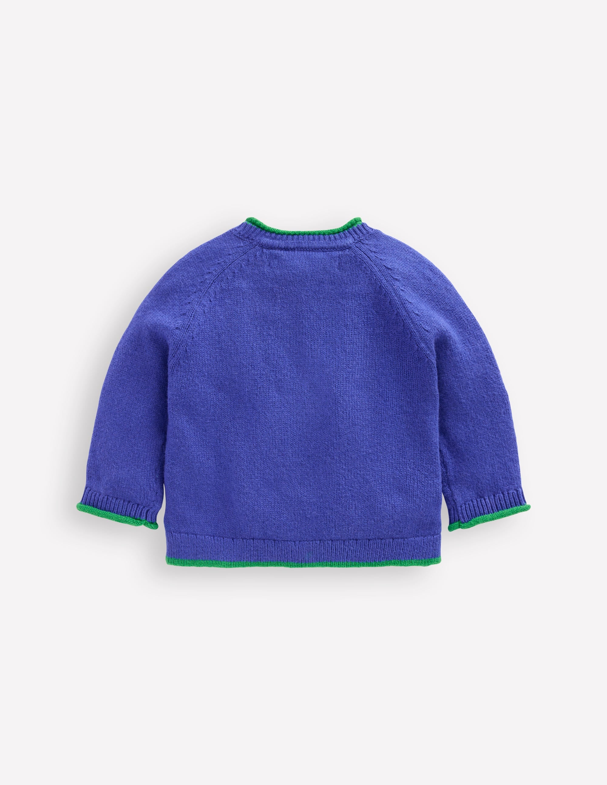 Originelle Logo-Strickjacke-Saphirblau Prähistorisch Logo - Image 2