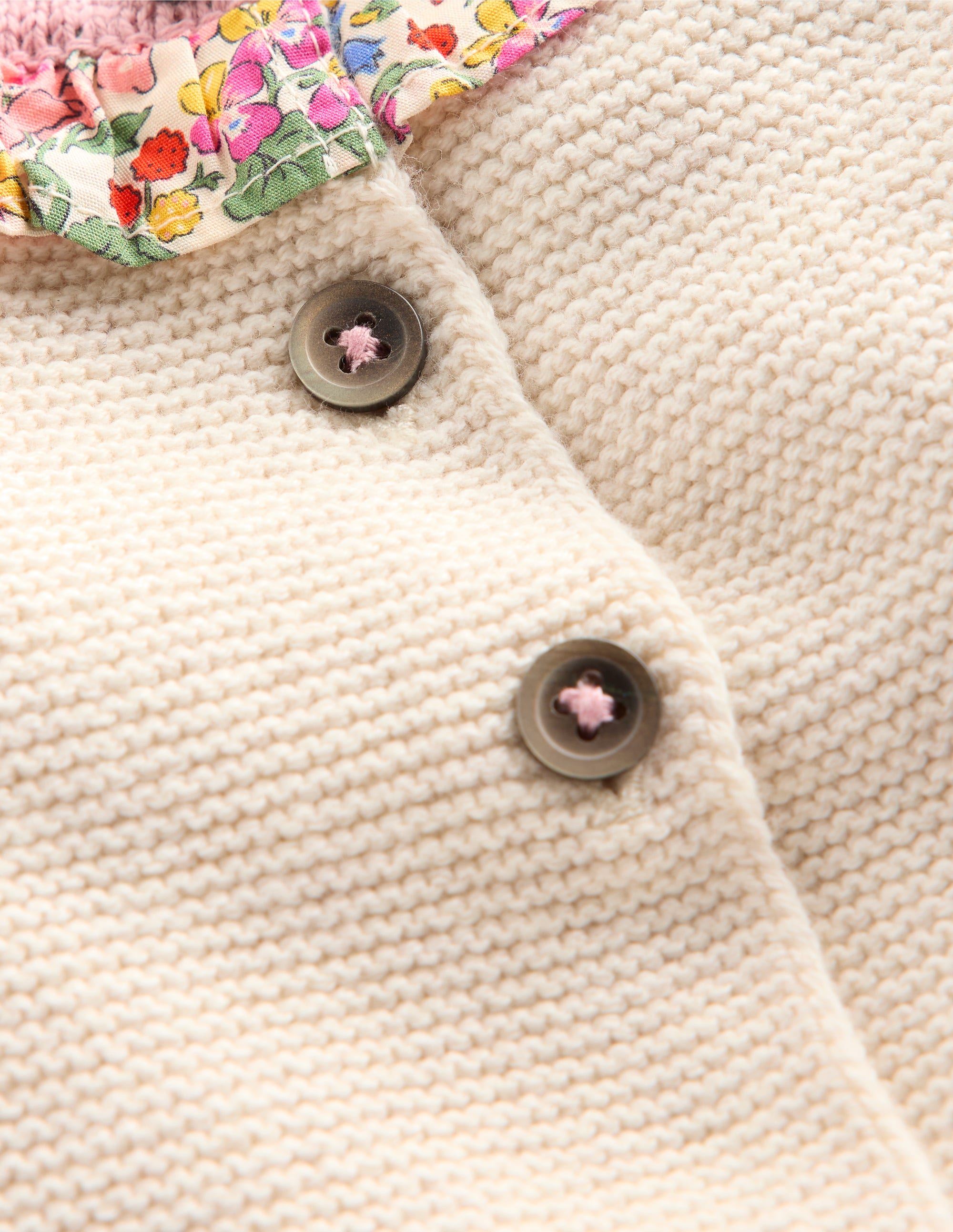 Pretty Knitted Play Set-Ecru Marl Hearts - Image 3