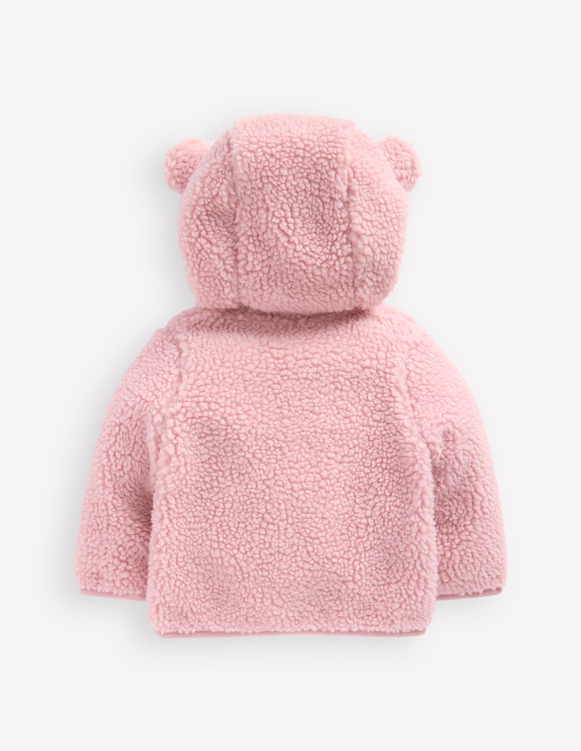 Novelty Cosy Borg Jacket-Pink - Image 2