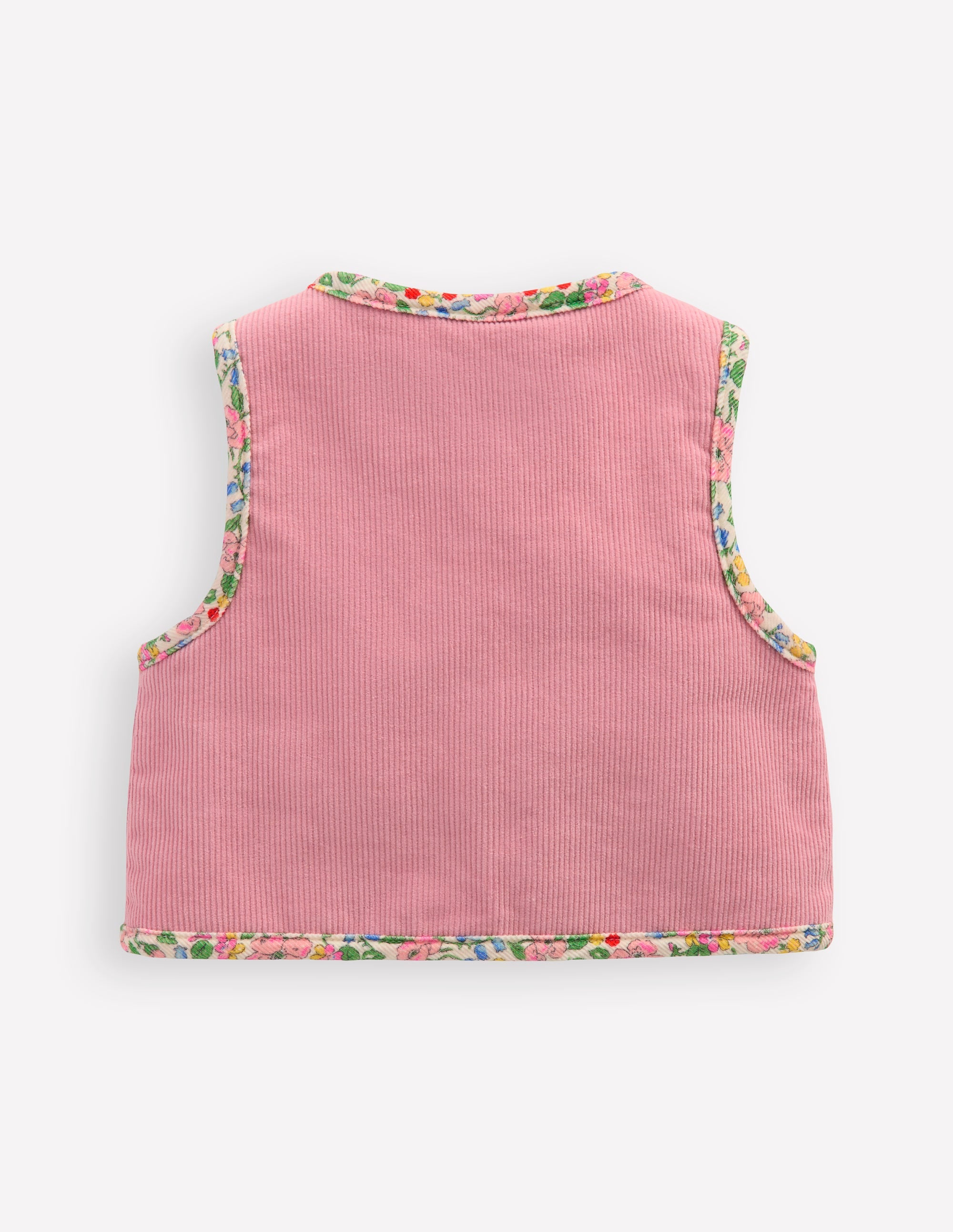 Veste sans manches brodée réversible-Zephyr/lait de coco - Image 2