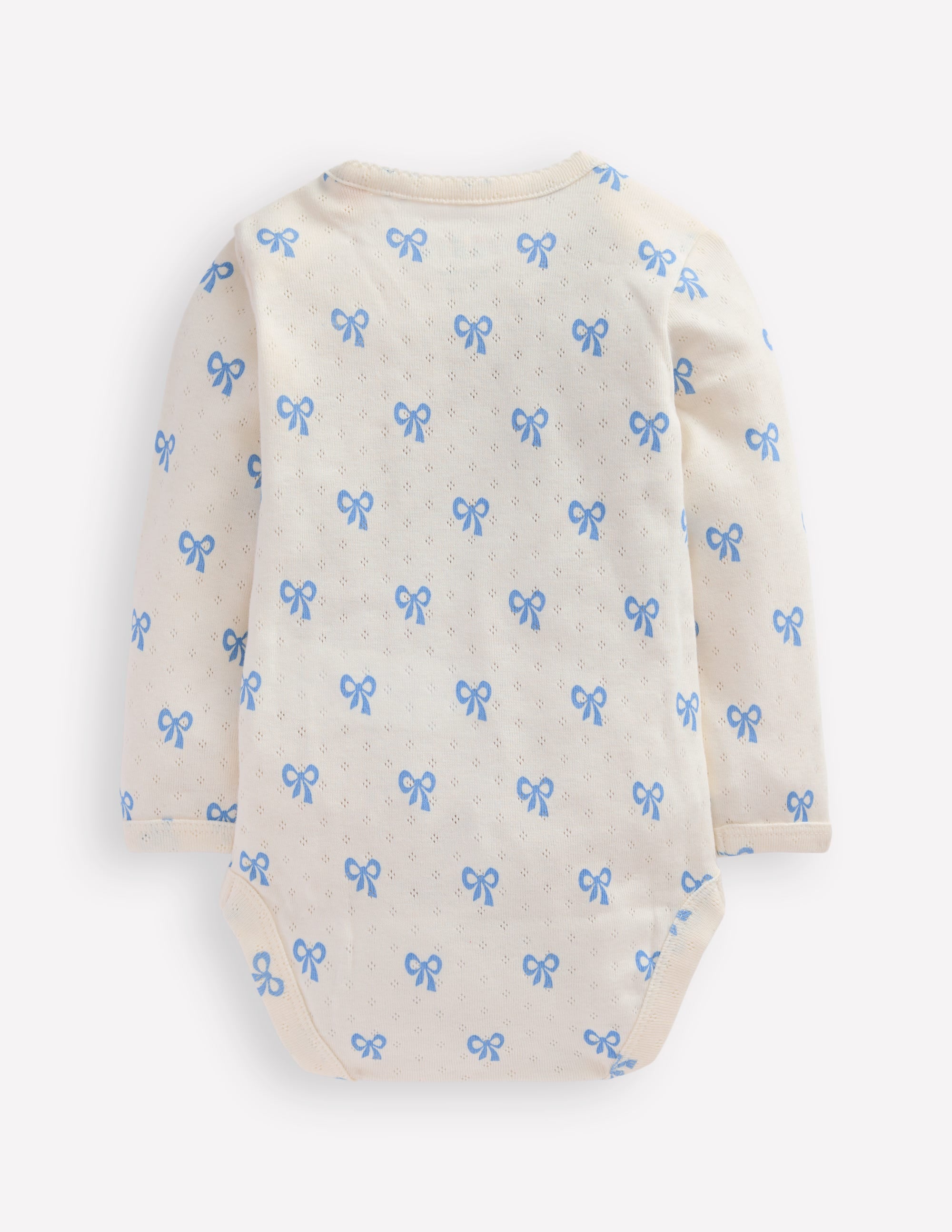 3-pack Pointelle Bodies-Soft Ivory Tiny Bows - Image 2