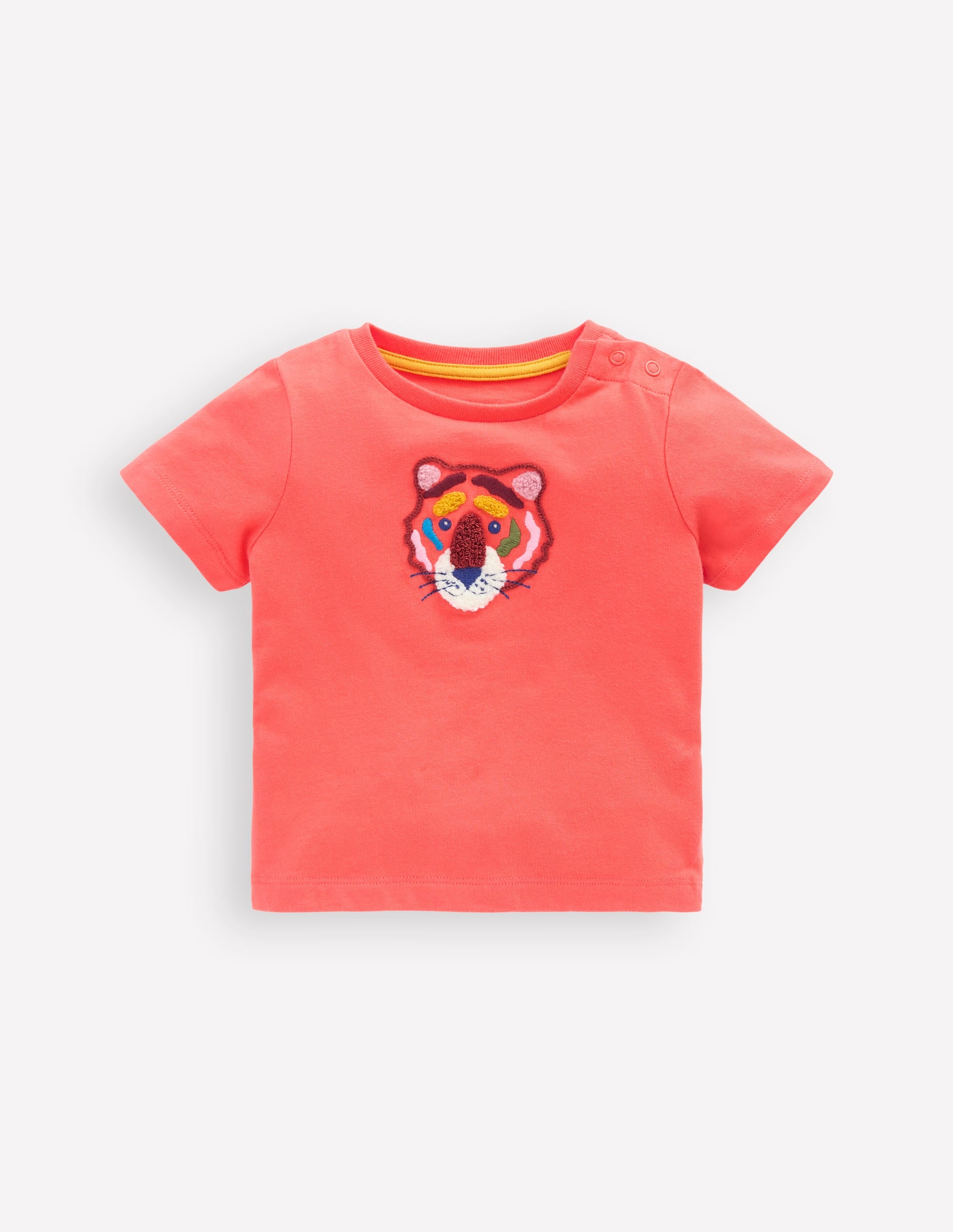 T-Shirt mit Logo-Korallenrot Tiger - Image 3