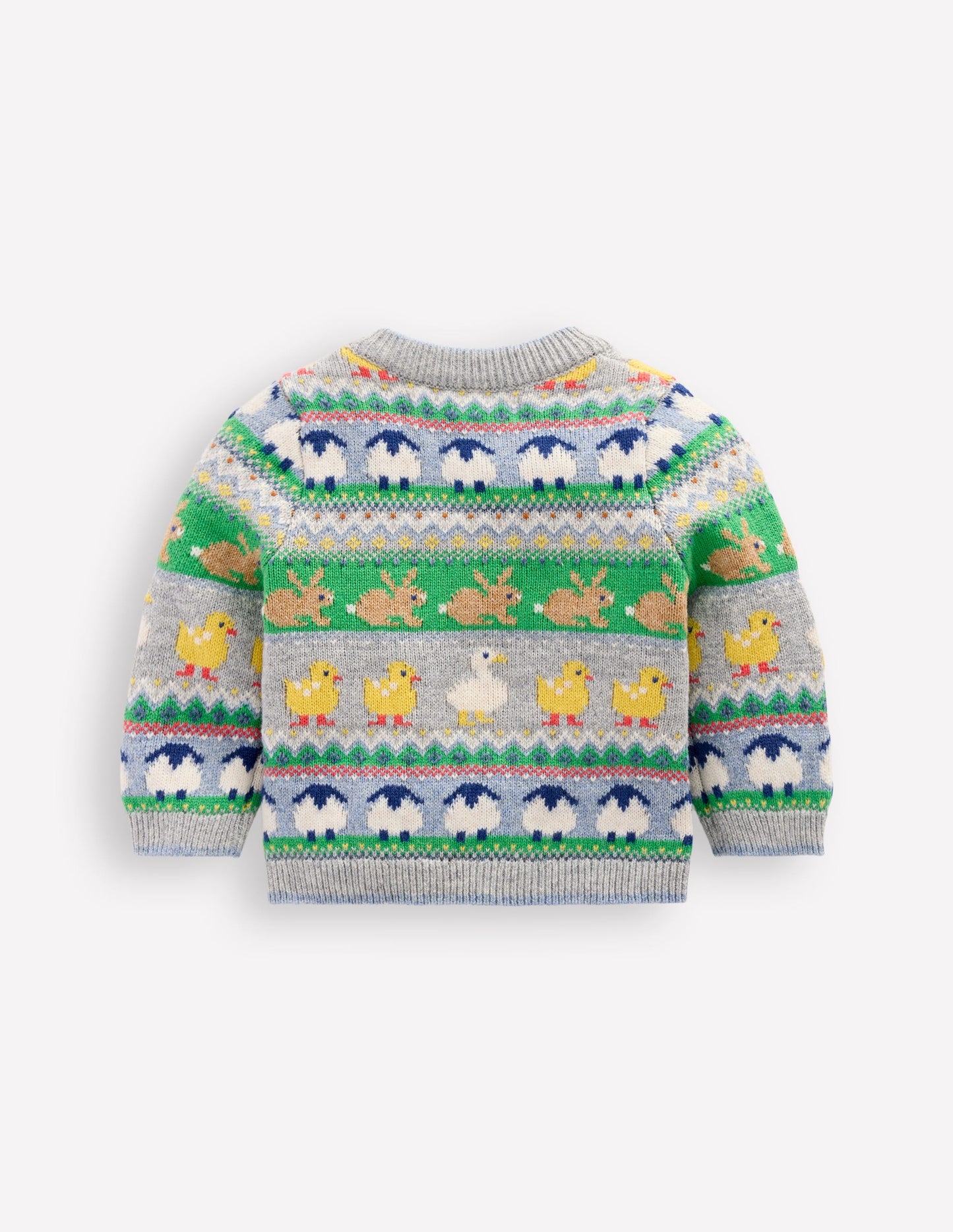 Fair-Isle-Pullover-Bunt Ostern Fair-Isle