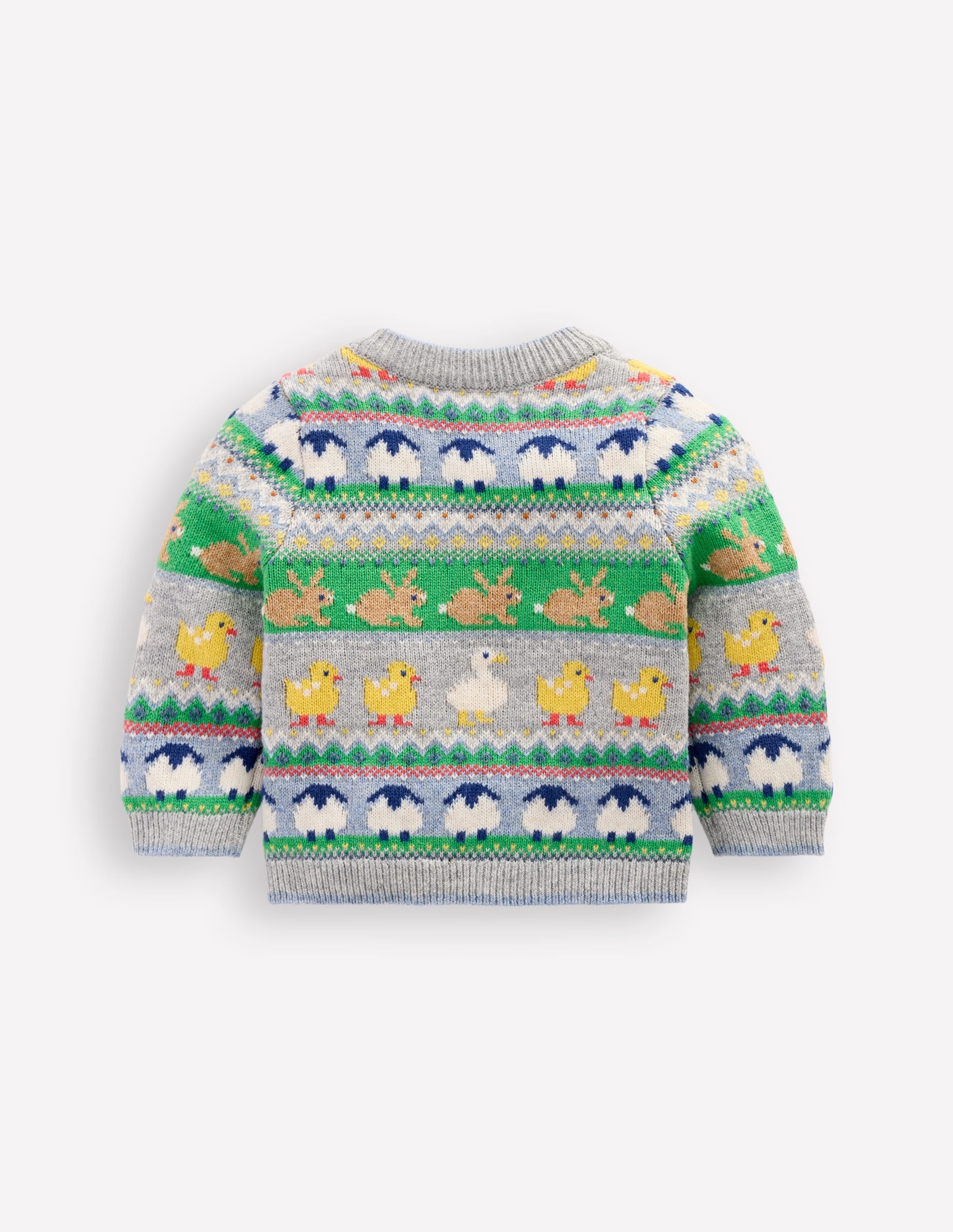 Pull motif jacquard-Motif jacquard Pâques multi - Image 2