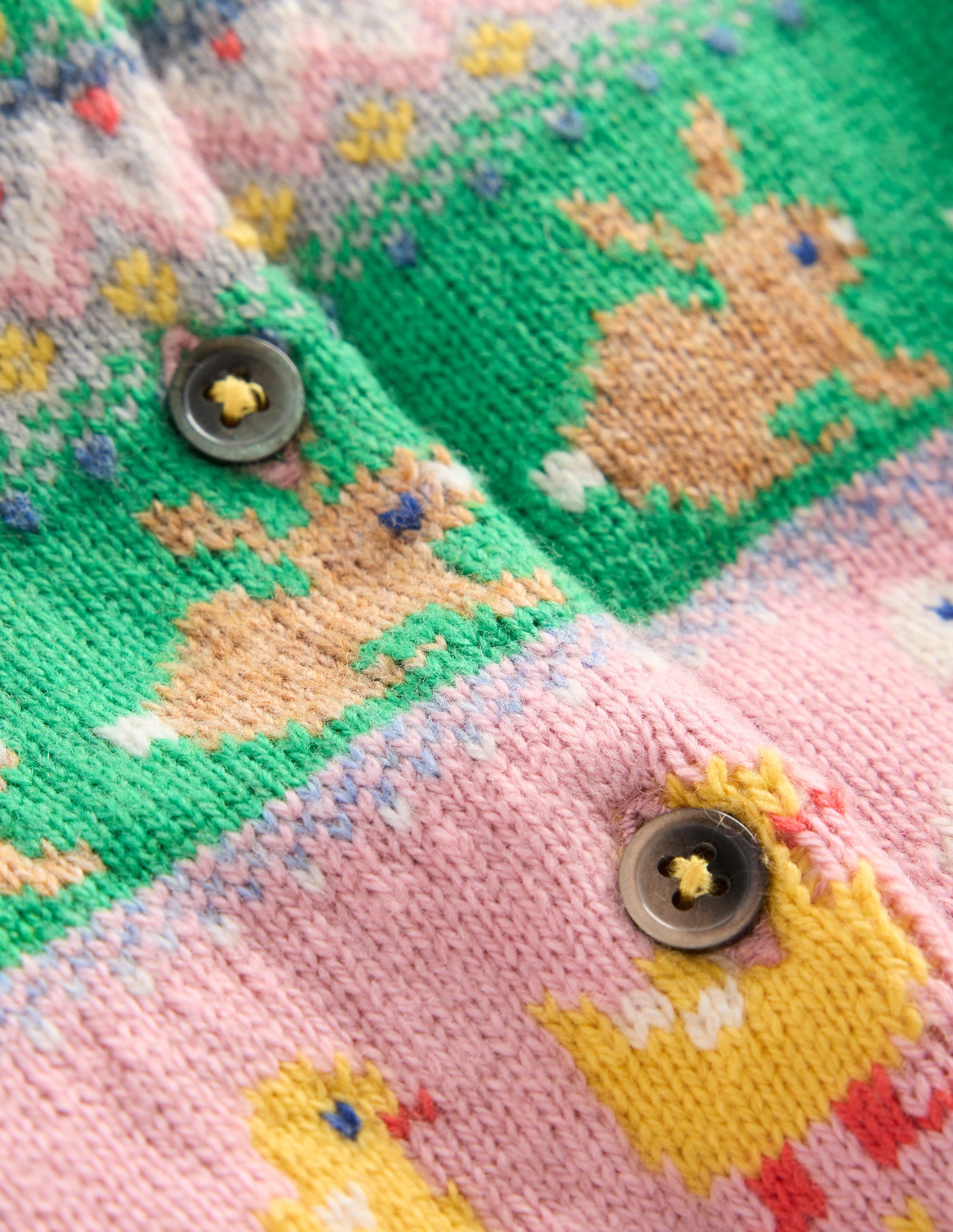 Cardigan Edie à motif jacquard-Motif jacquard Pâques multi - Image 3