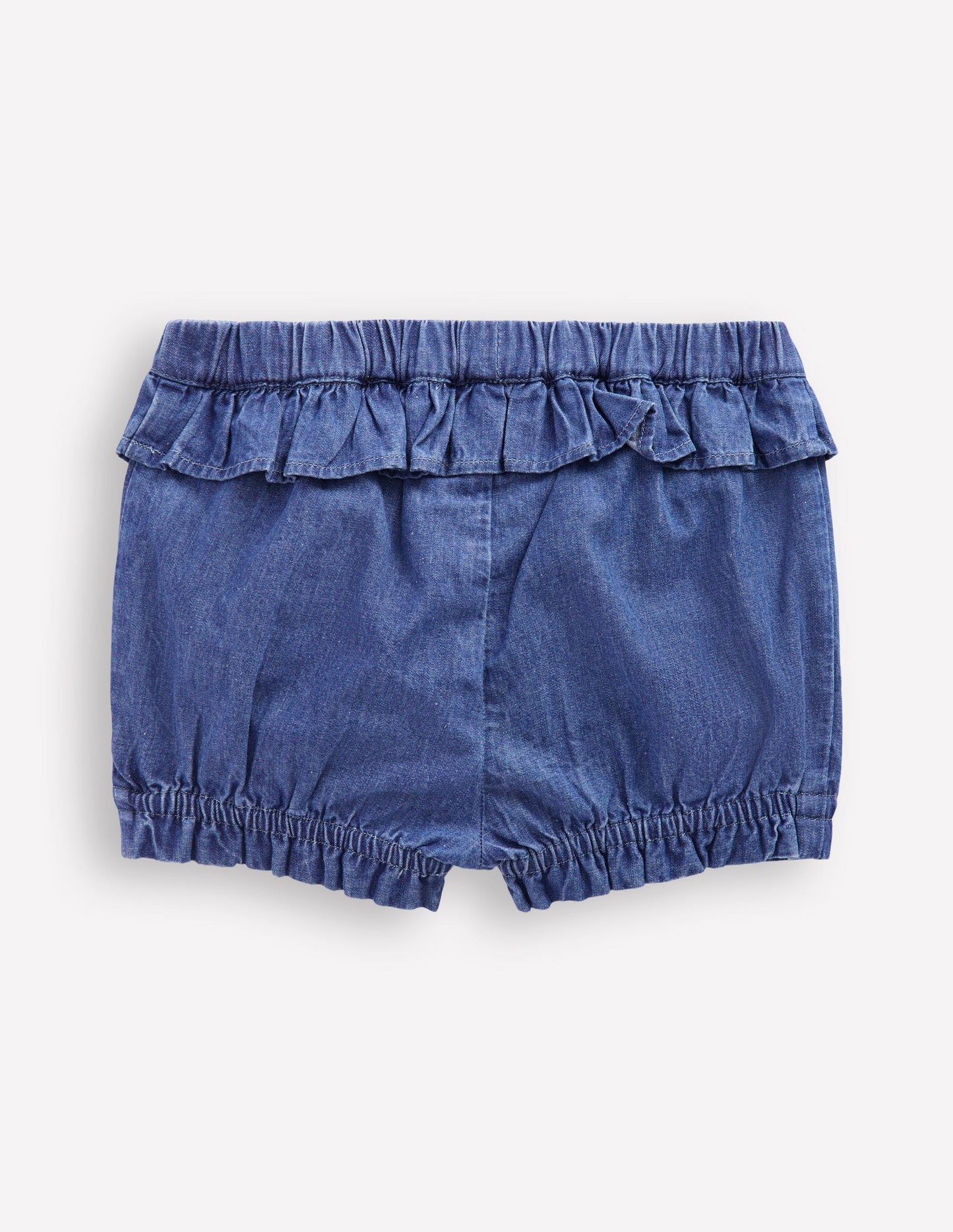 Chambray-Pumphose für Mädchen-Helles Vintageblau