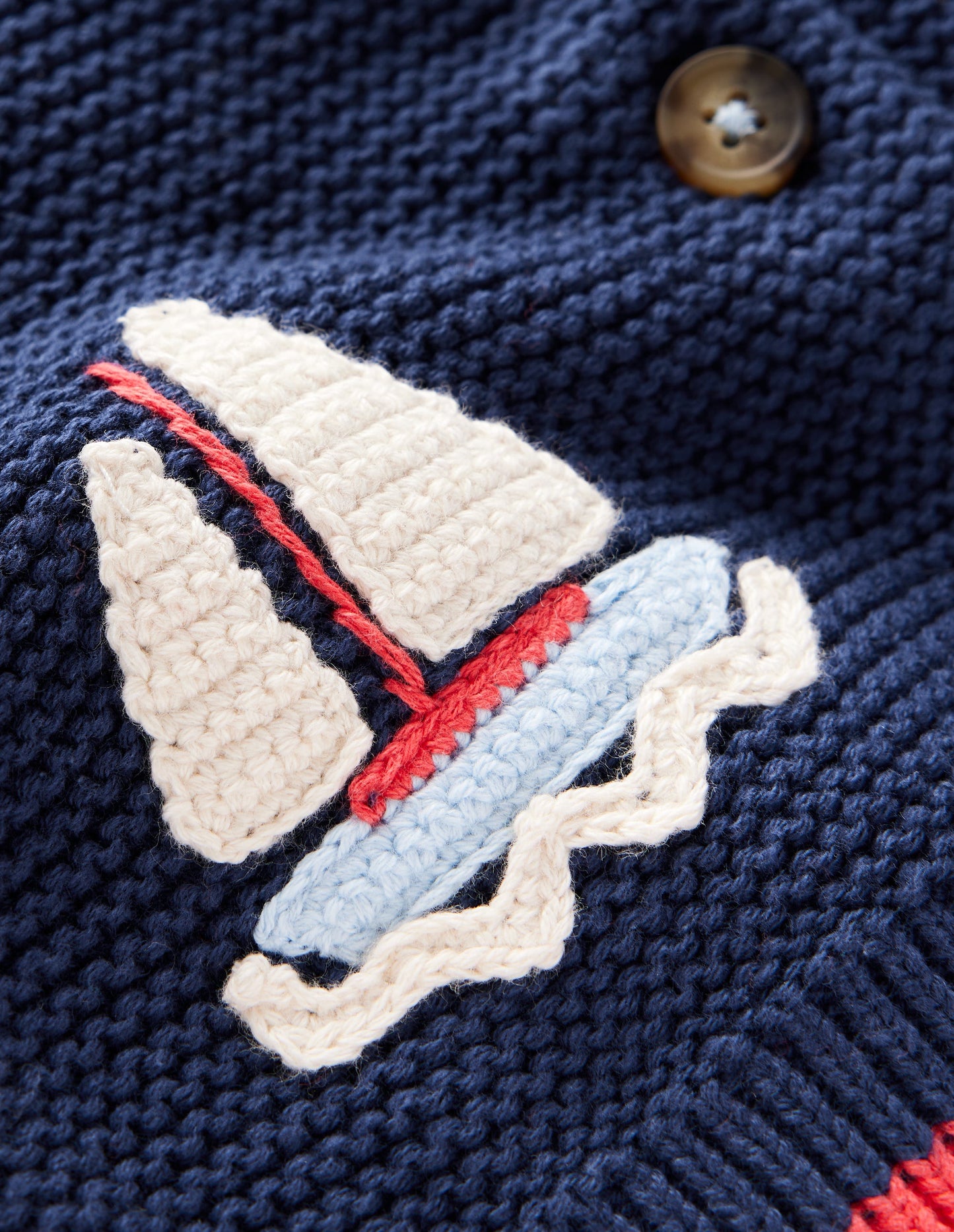 Novelty logo Cardigan-Starboard Blue Boats