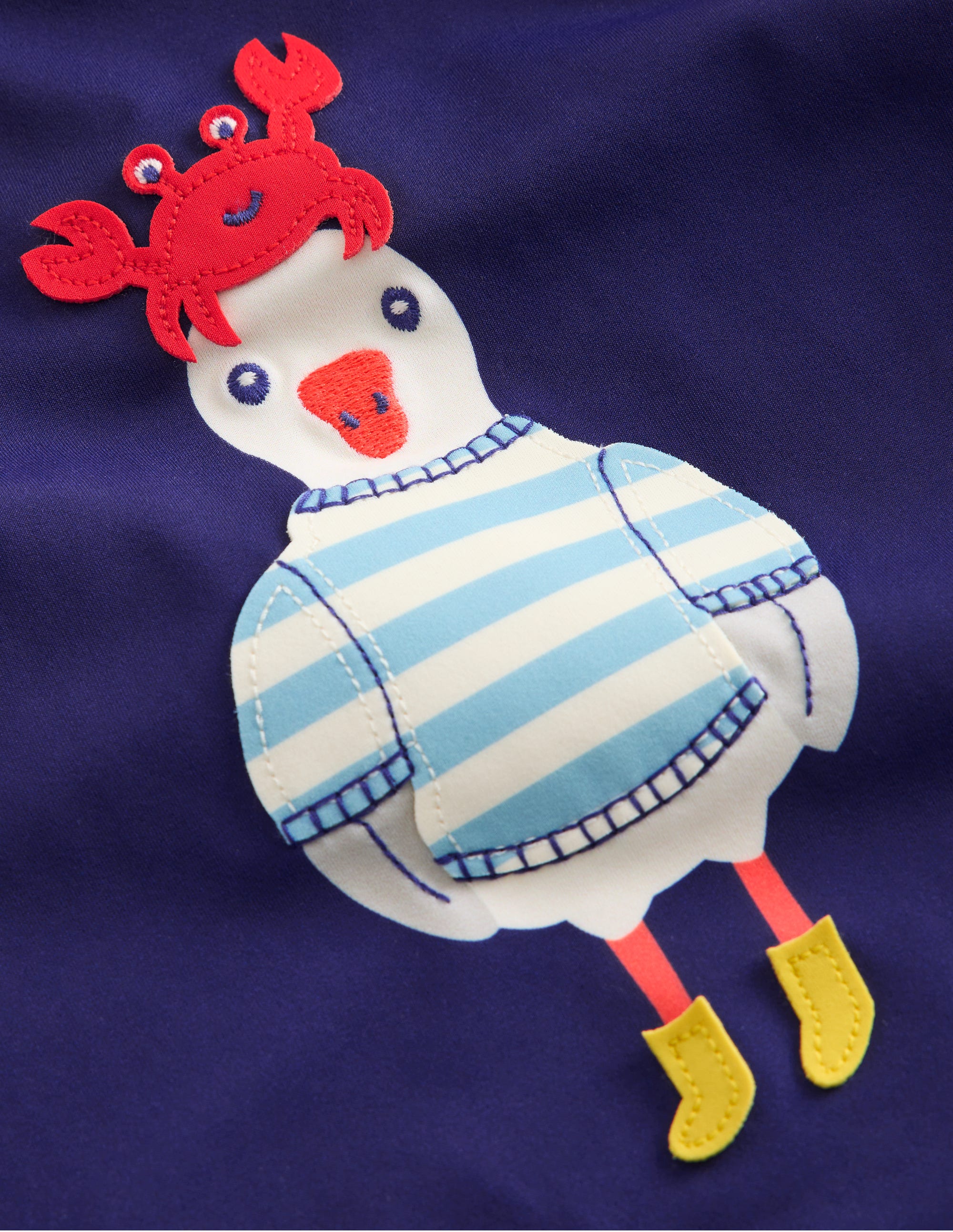 Lustiges Badeshirt-Set-Steuerbordblau Möwe - Image 3