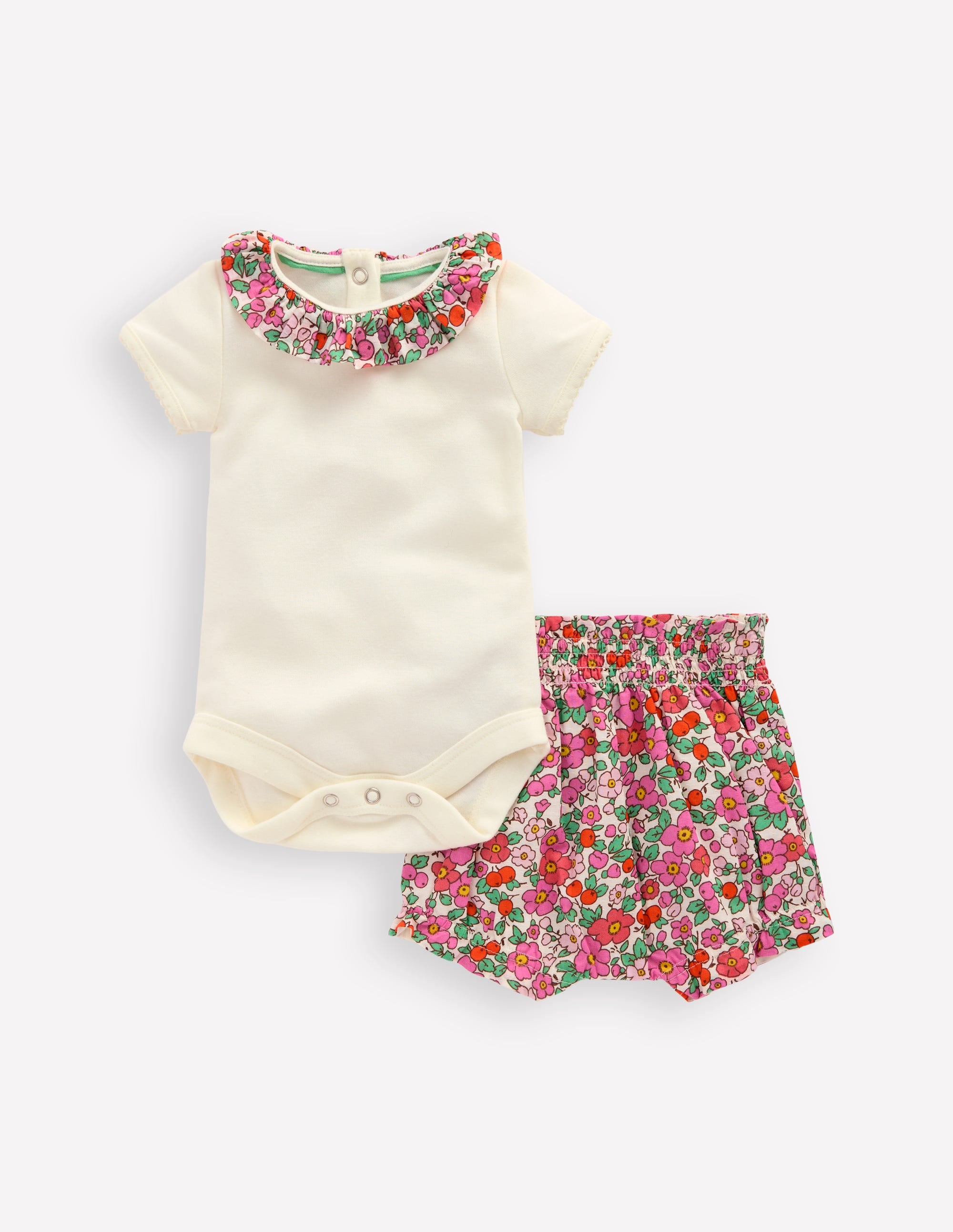 Ensemble rétro-Fleur de pommier rose - Image 1