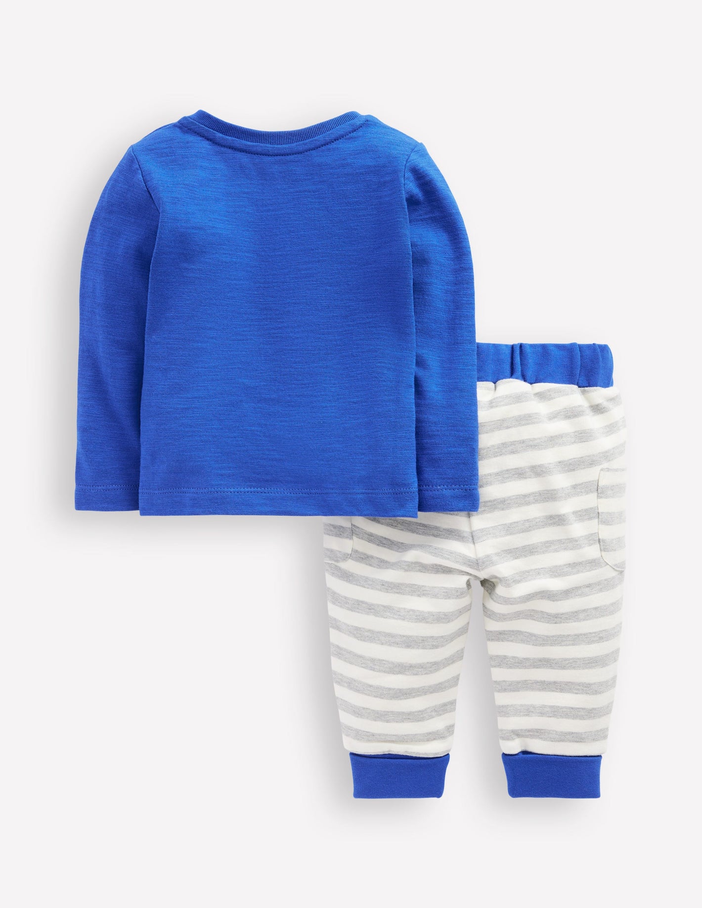 Boys Pocket Set-Bright Blue Bunny