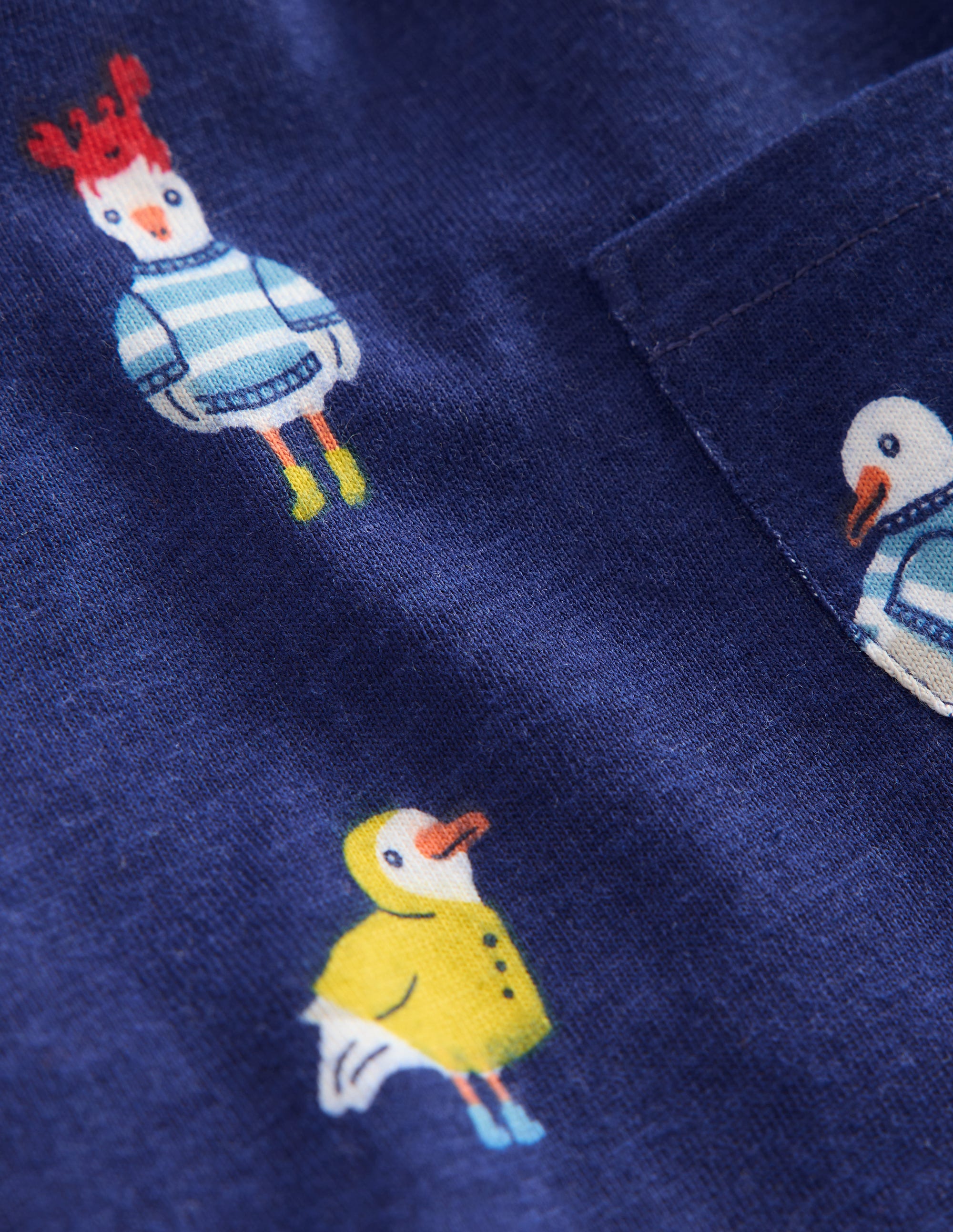 Ensemble imprimé en jersey-Mouettes bleu tribord - Image 3