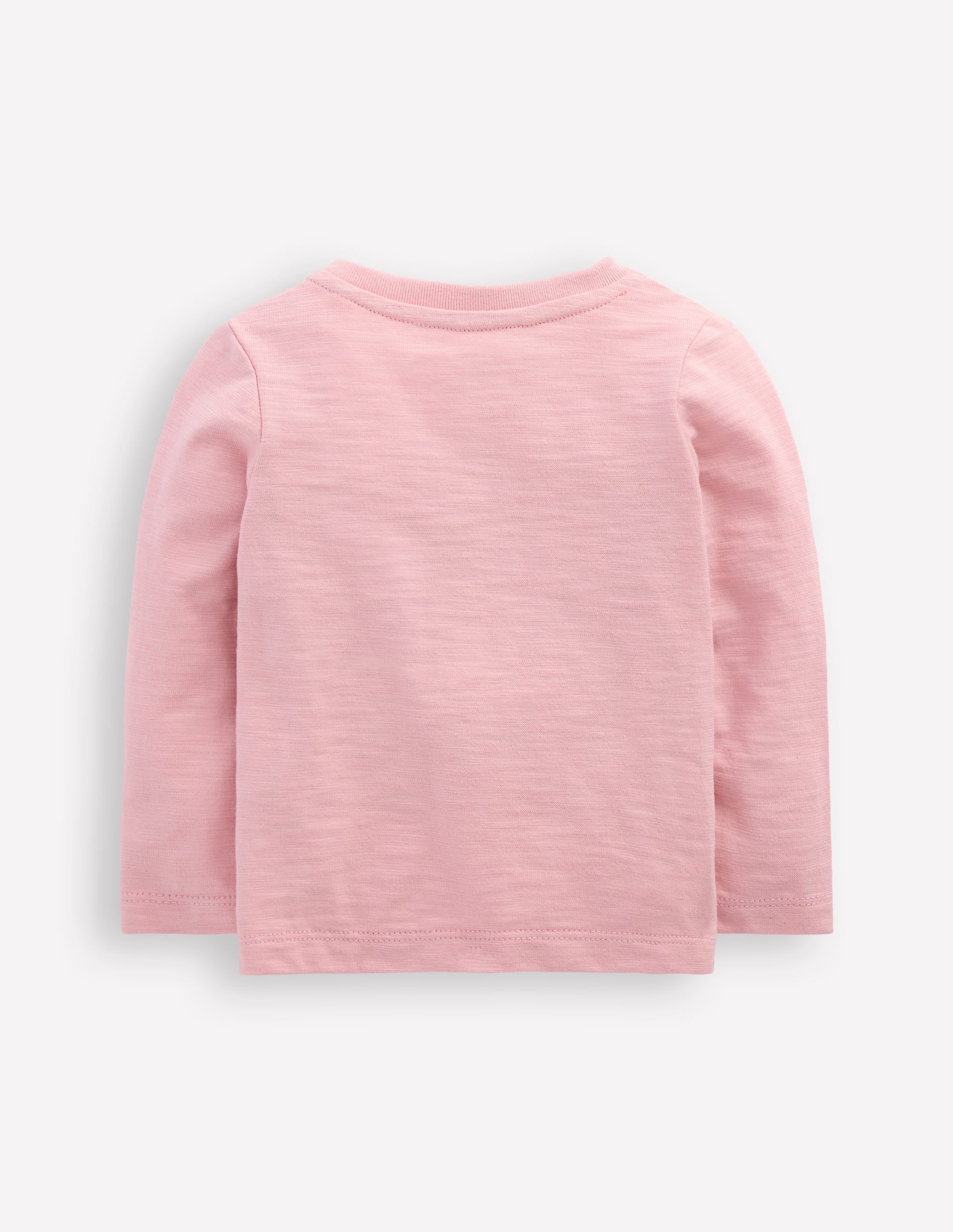 T-shirt à logo en bouclé-Rose vintage - Image 2