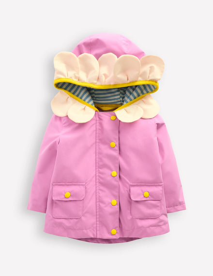 Originelle Regenjacke-Vintage-Mauve