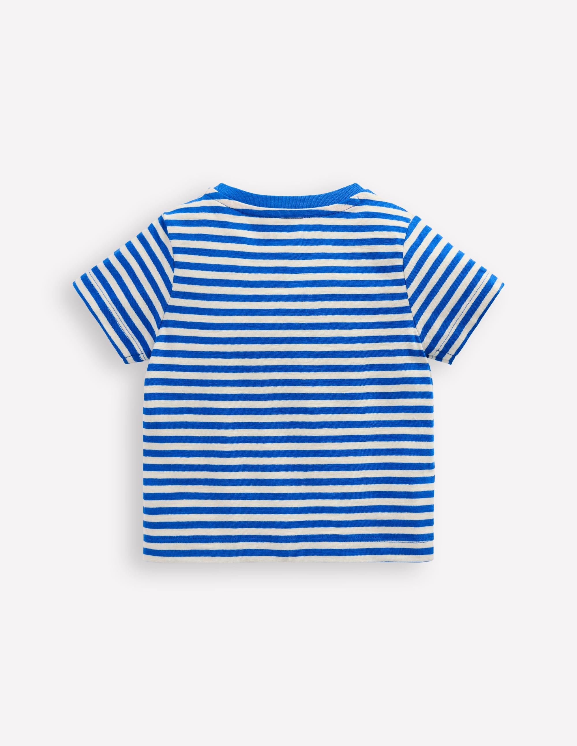 T-shirt à appliqué fun-Ivoire doux/bleu martin-pêcheur - Image 2