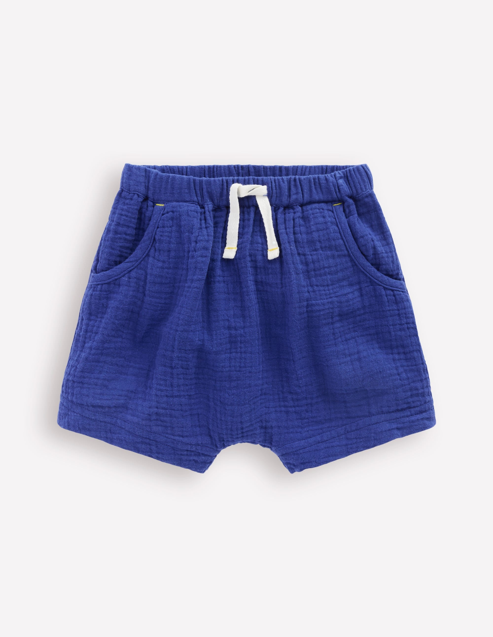Short tissé garçon-Aristocratic Blue/ Ivory Stripe - Image 1