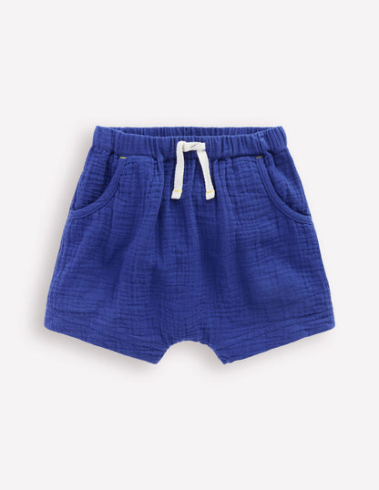 Short tissé garçon-Aristocratic Blue/ Ivory Stripe