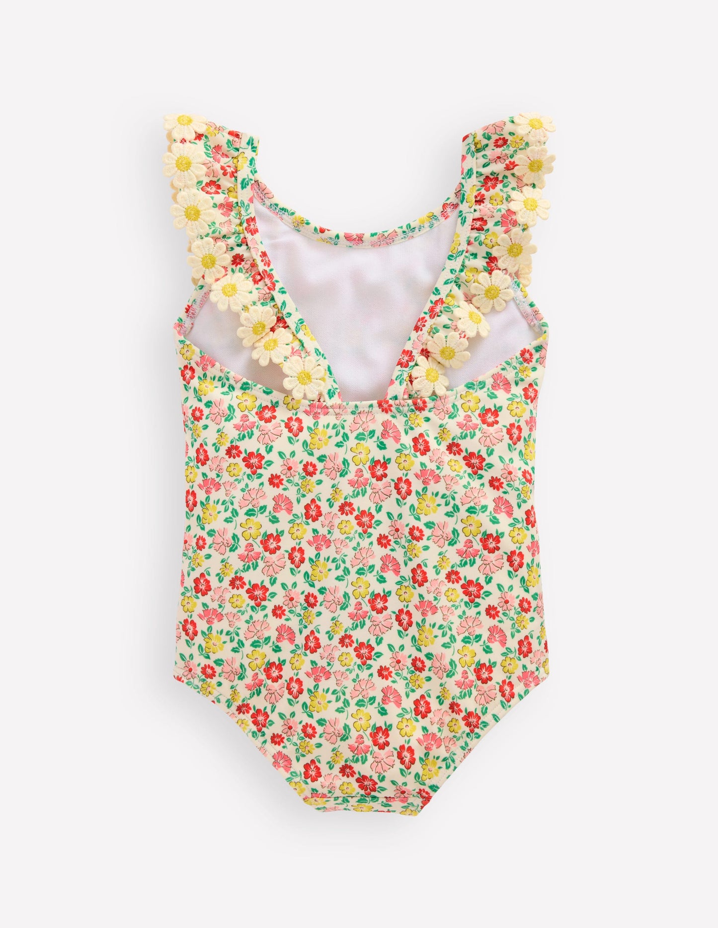 Maillot de bain à volants-Motif Summer Flower Bed multi