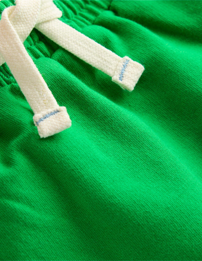 Short en jersey garçon-Vert printemps