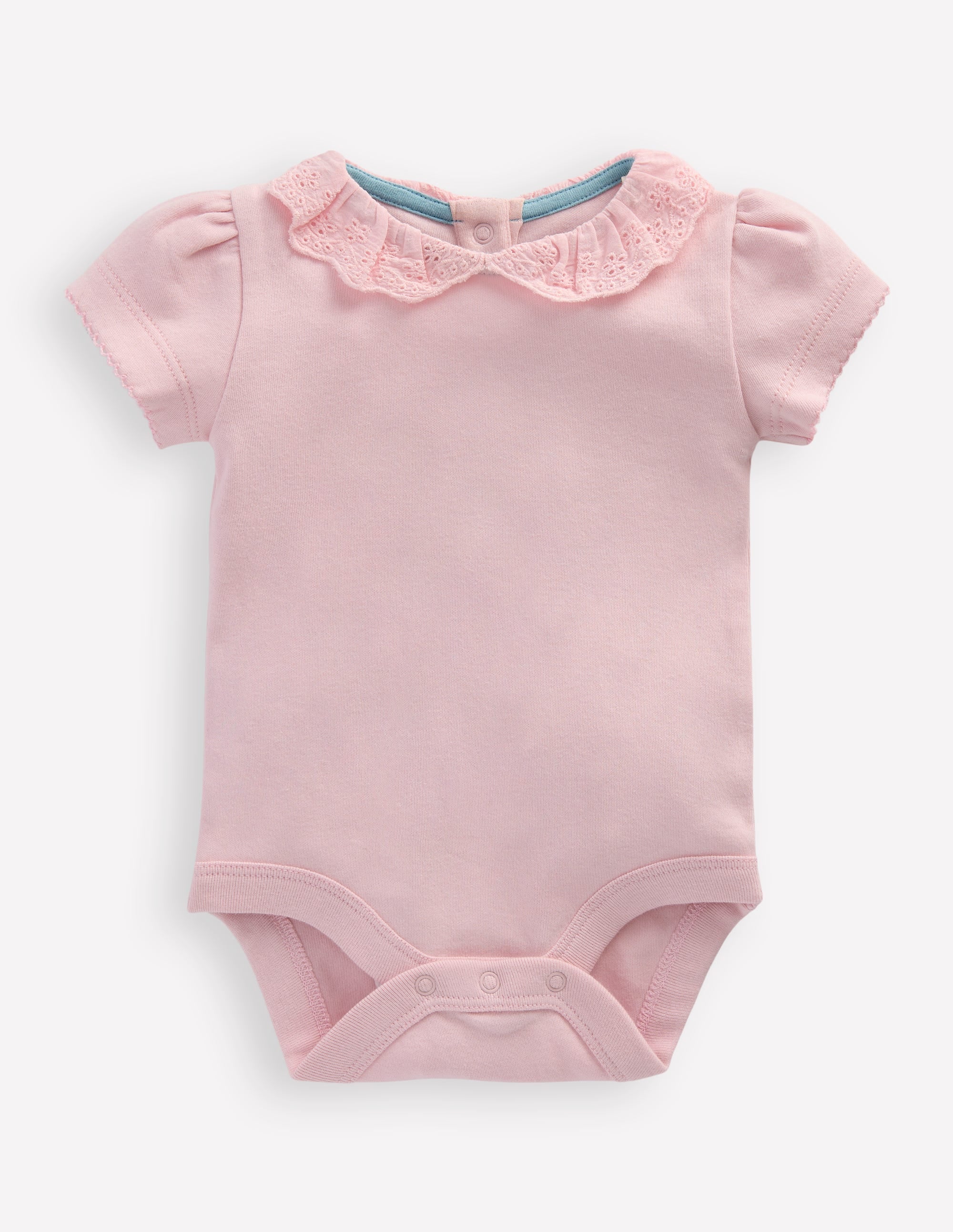 Body à col en broderie anglaise-Artic Marl - Image 1