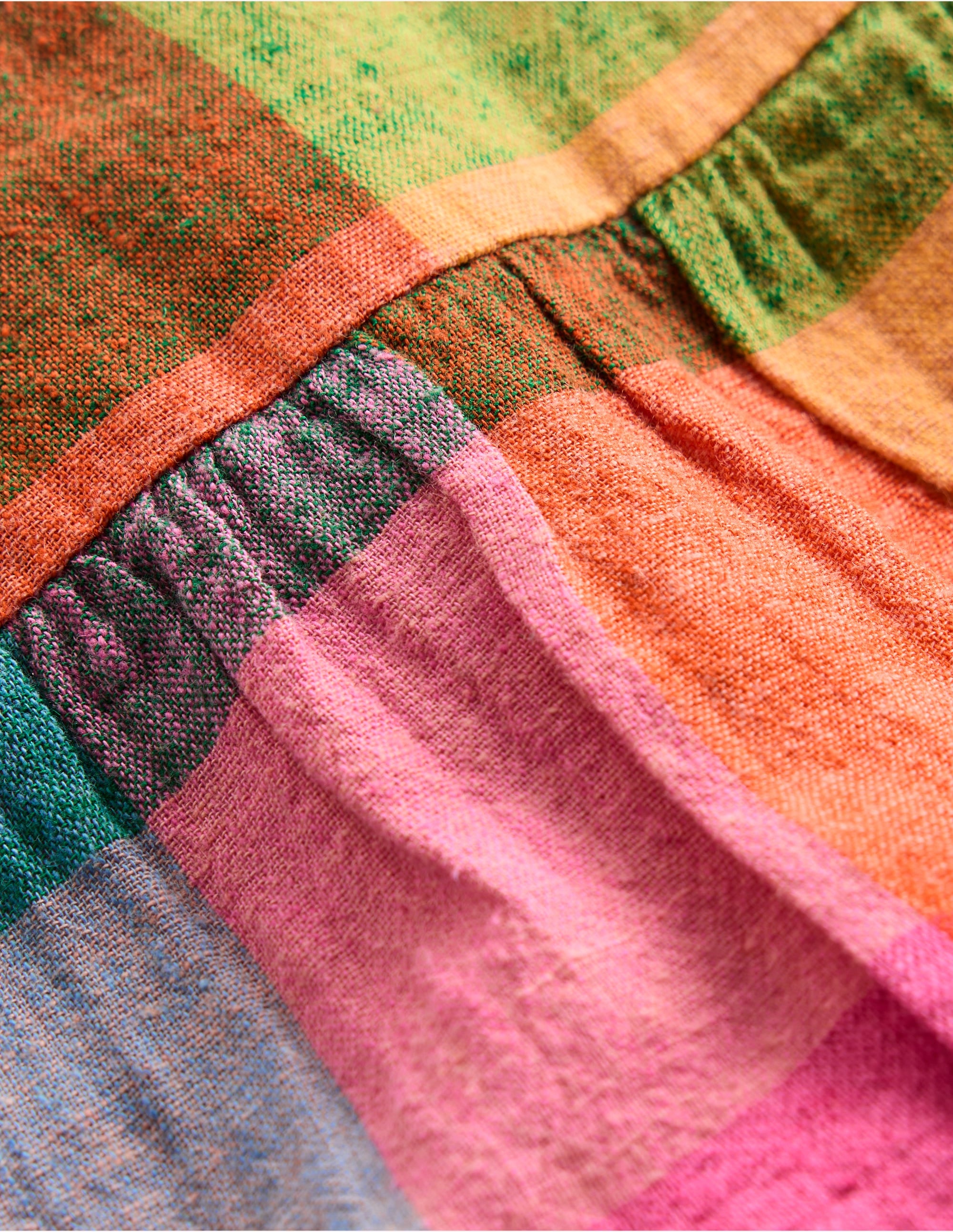 Woven Play Set-Multi Check - Image 3
