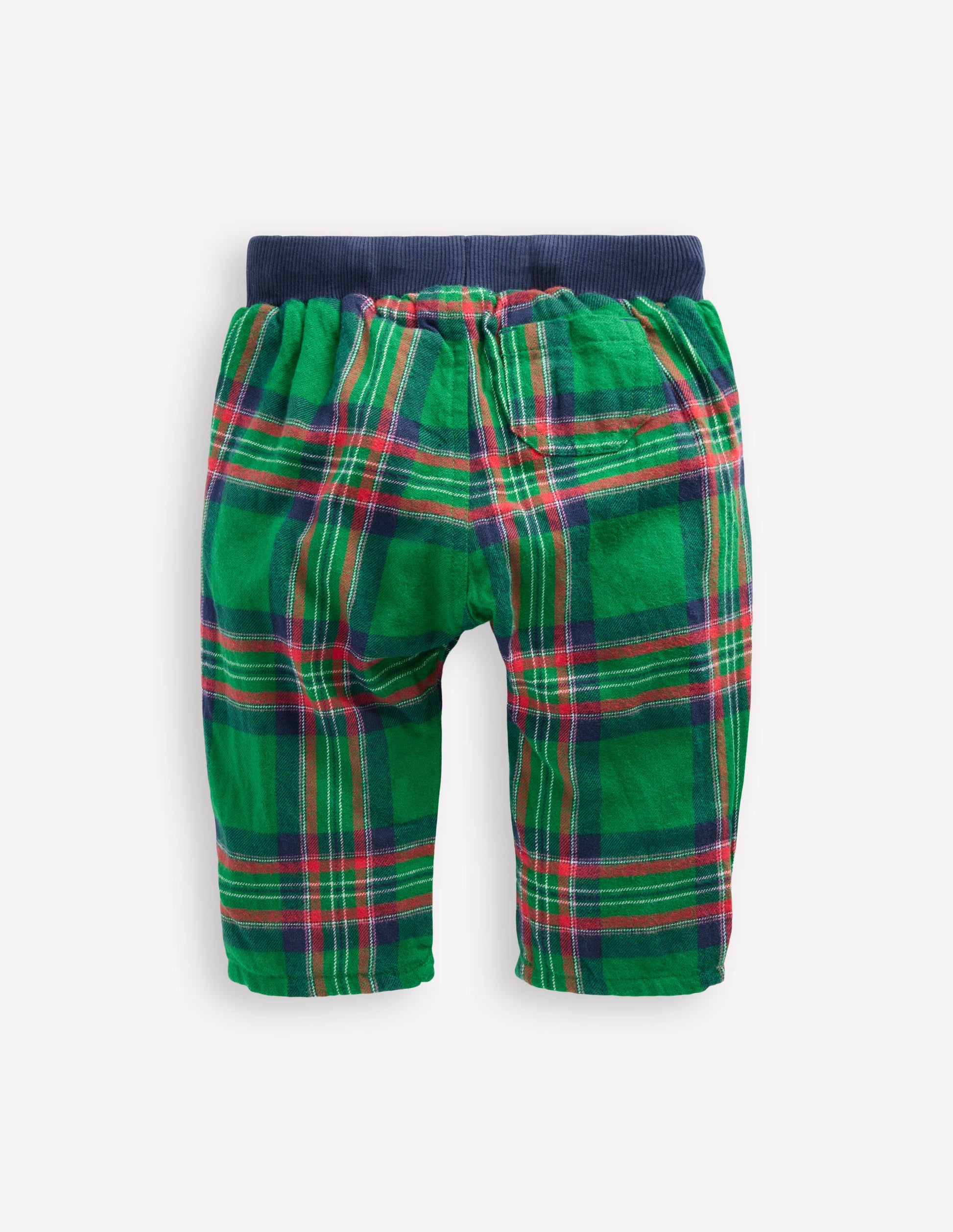 Pantalon cosy doublé-Carreaux Vert-2