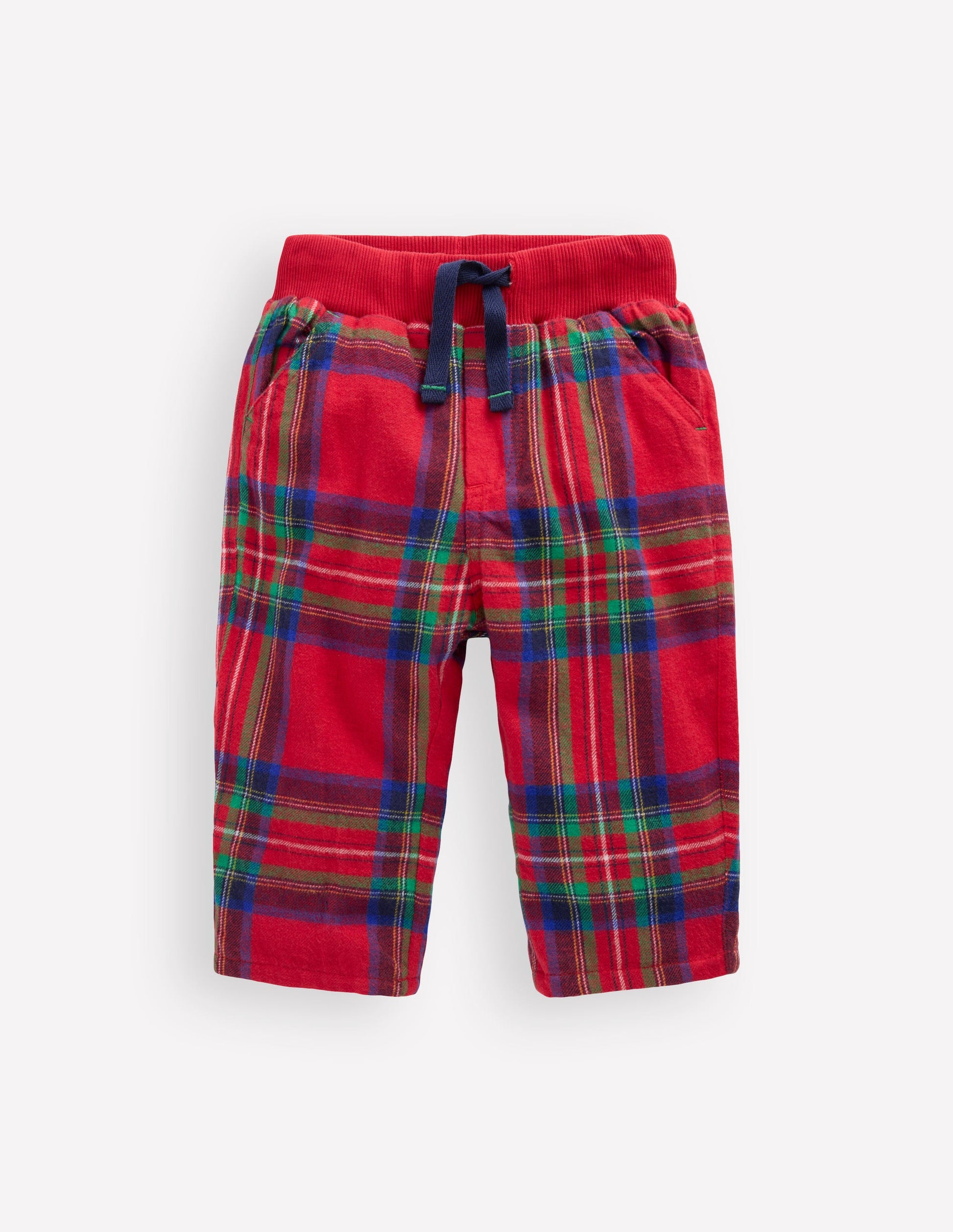 Pantalon cosy doublé-Carreaux rouges-2