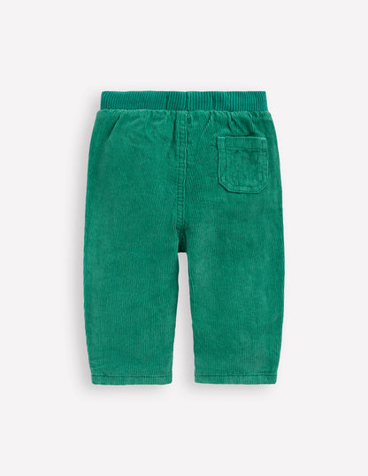Kuschelige, gefütterte Hose-Juwelgrün-2