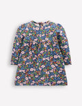 Sweatshirt-Kleid-Dämmerlicht Beere Blumenmuster