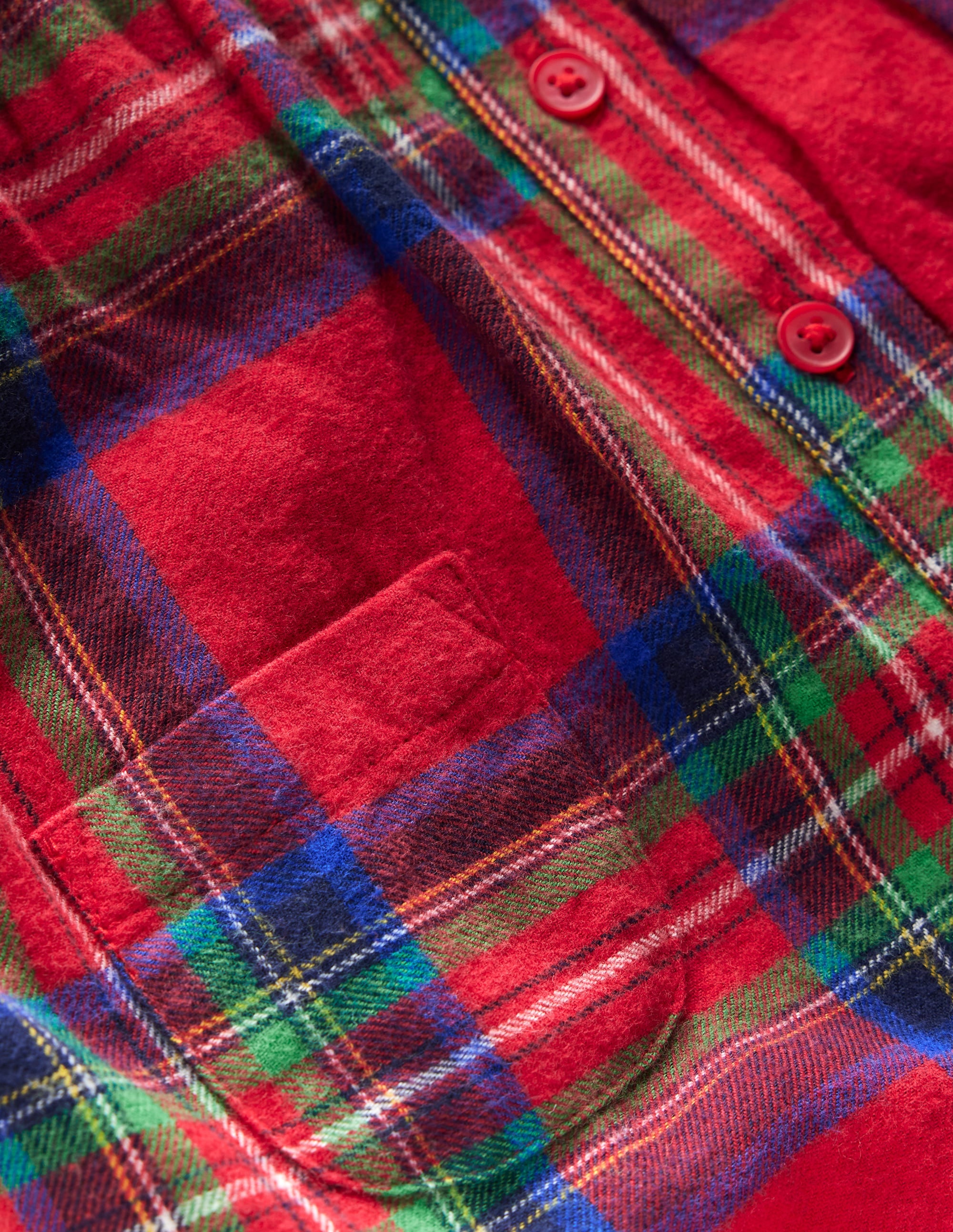 Gewebtes Schürzenkleid-Set-Rot Kariert - Image 3