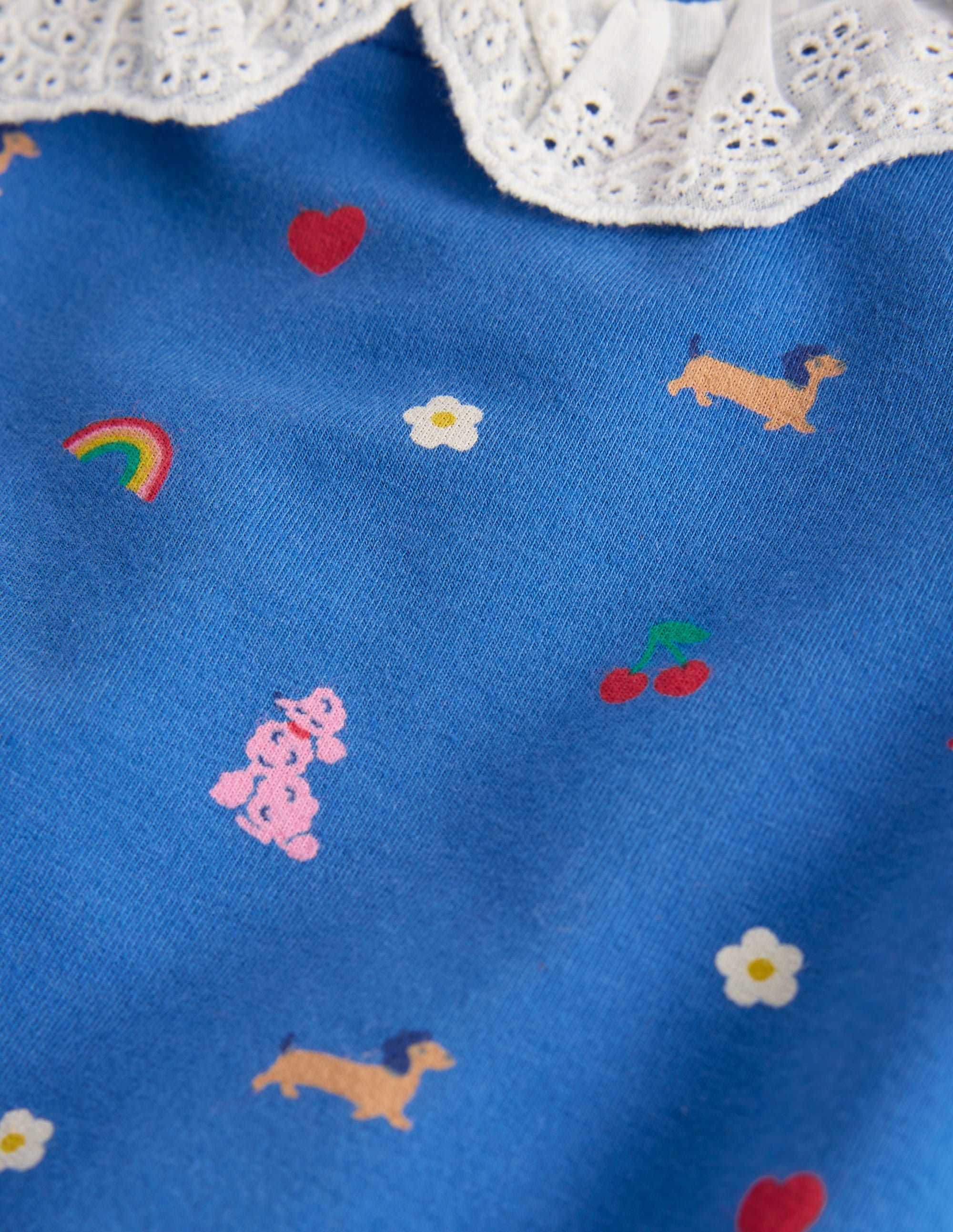 Sweatshirt-Spielset-Blau Paris-Muster - Image 4