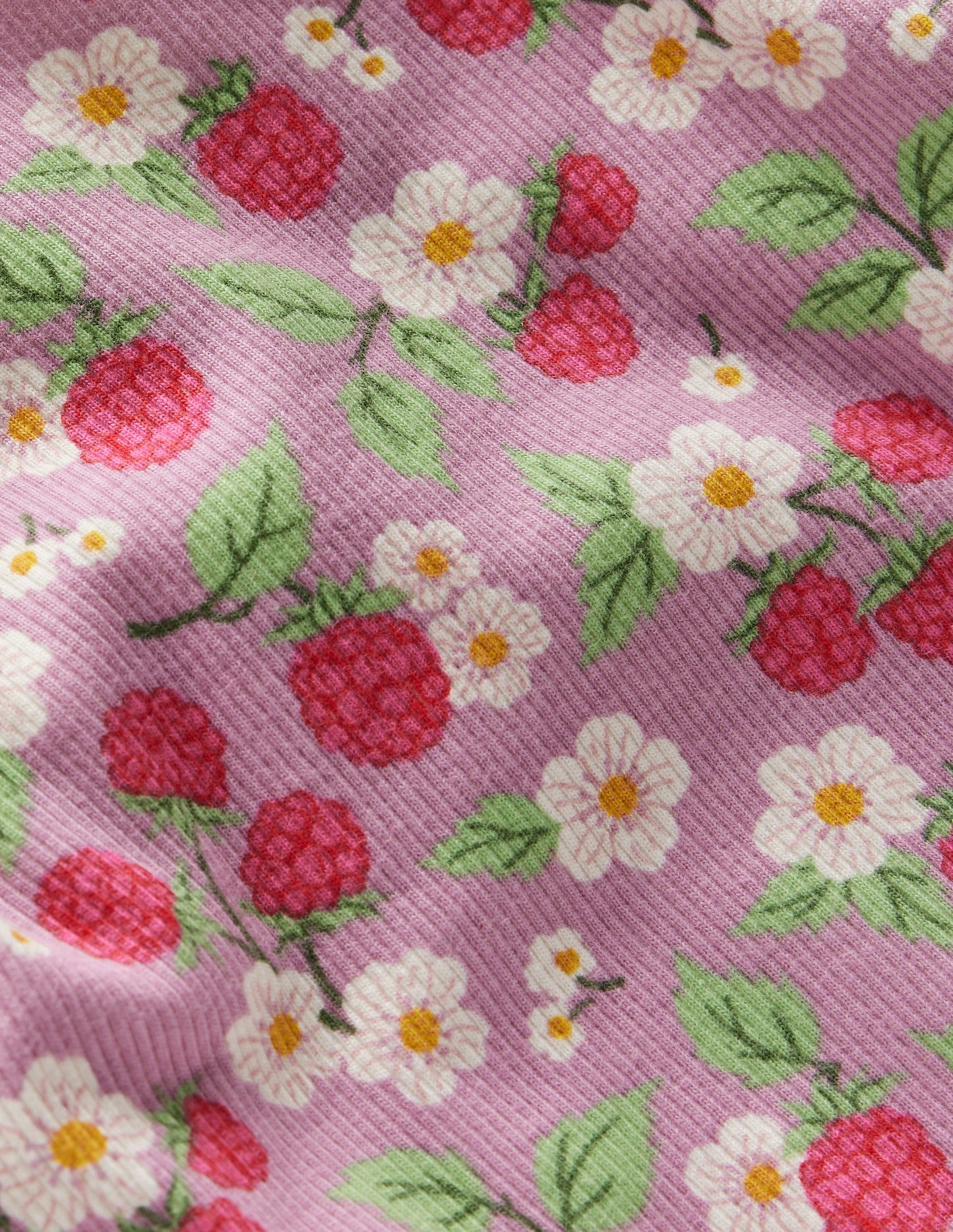 Spielset aus geripptem Jersey-Nebliges Mauve Vintage-Beere