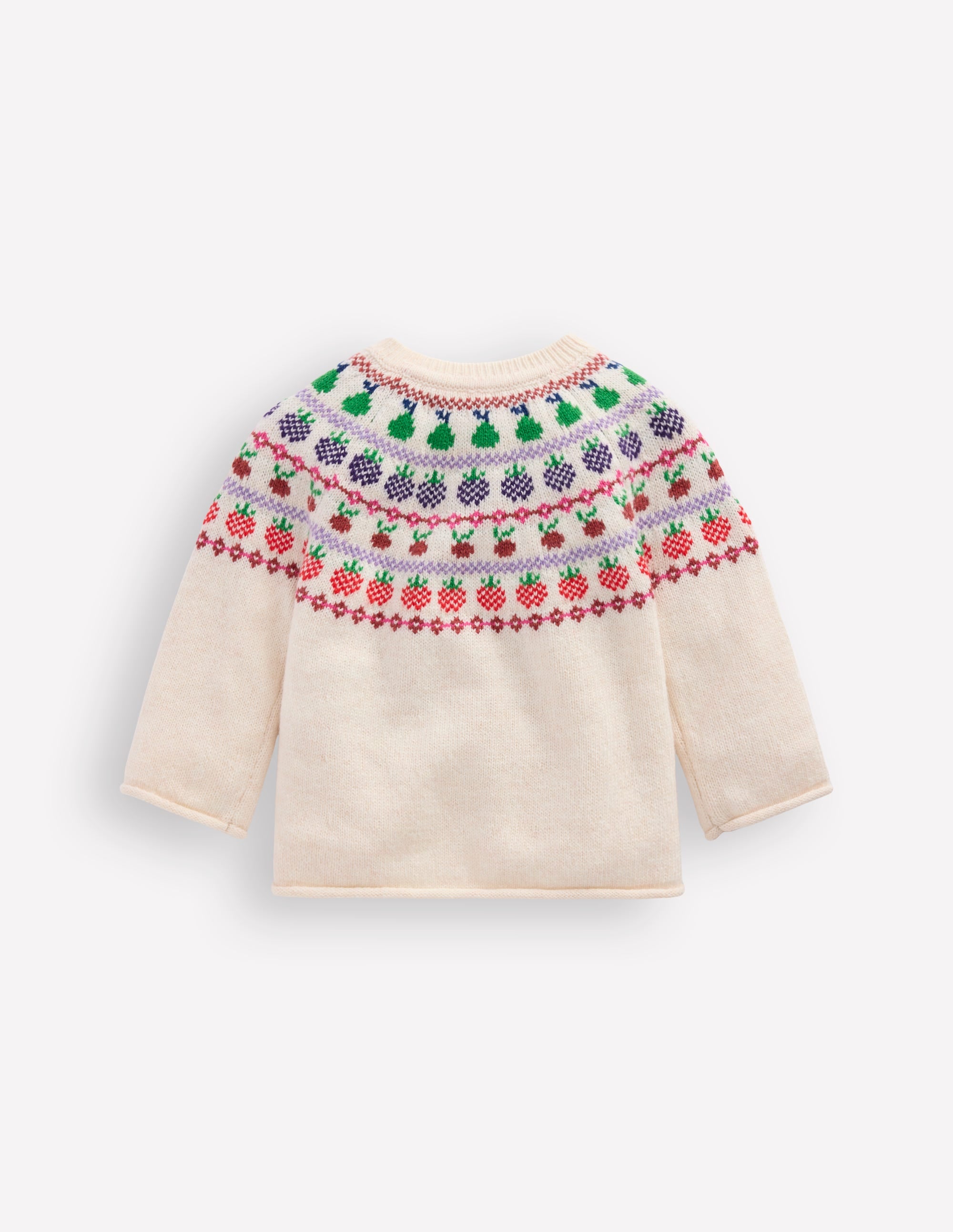 Fair-Isle-Strickjacke-Bunt, Früchte - Image 2