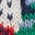Spielset aus Strick-Saphirblau Fair-Isle