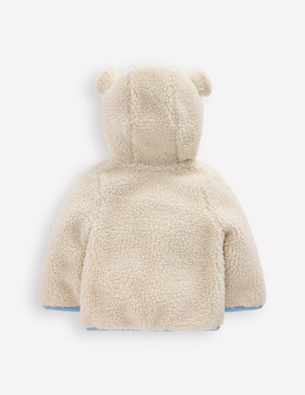 Polaire en borg fille-Ours avoine