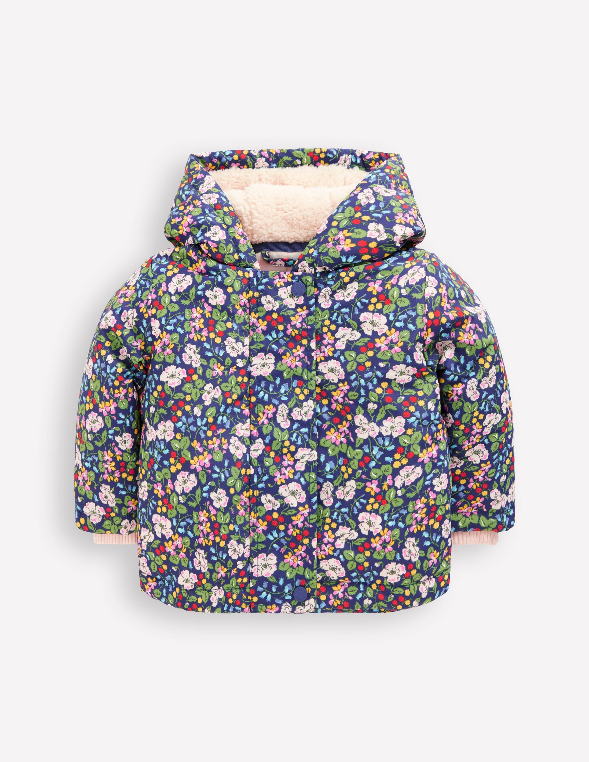 3-in-1 Shower Resistant Coat-Twilight Berry Floral - Image 1