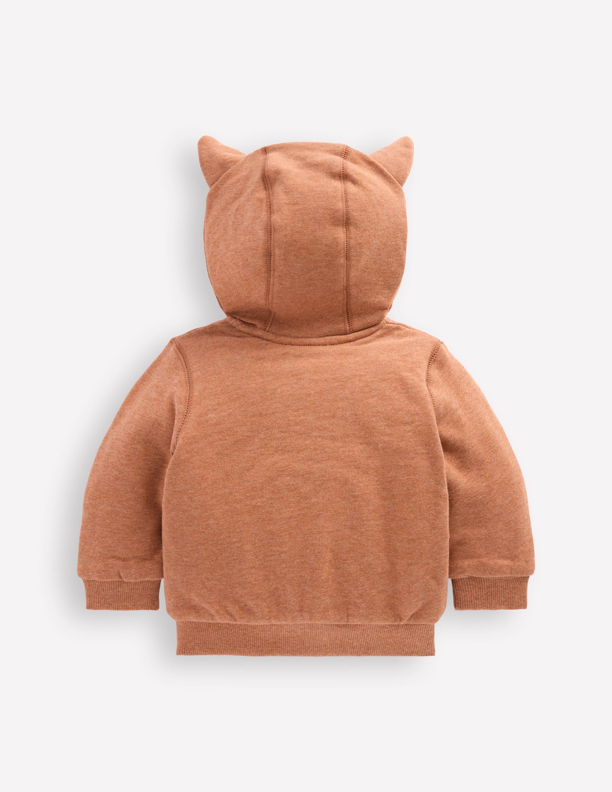Origineller Kapuzenpullover mit Zottelfutter-Braun, Hund - Image 2