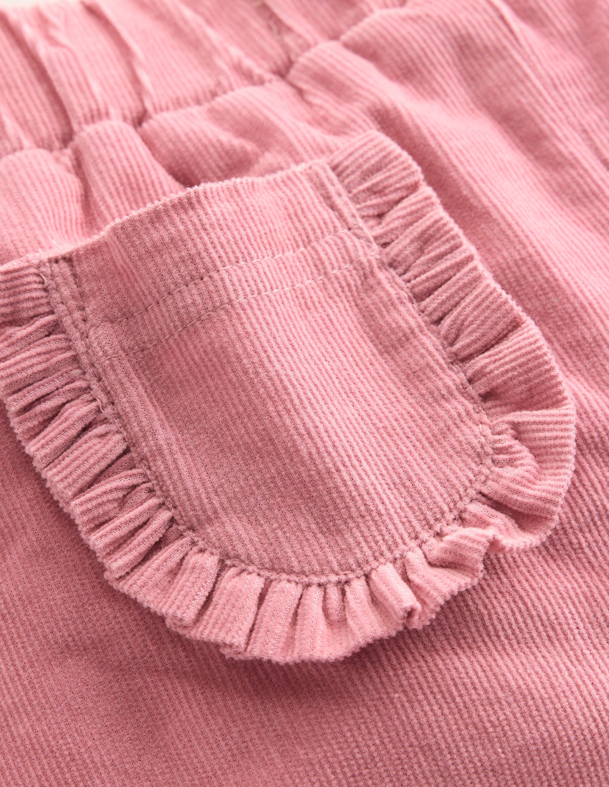 Kuschelige, gefütterte Hose-Rosa Schleier-3